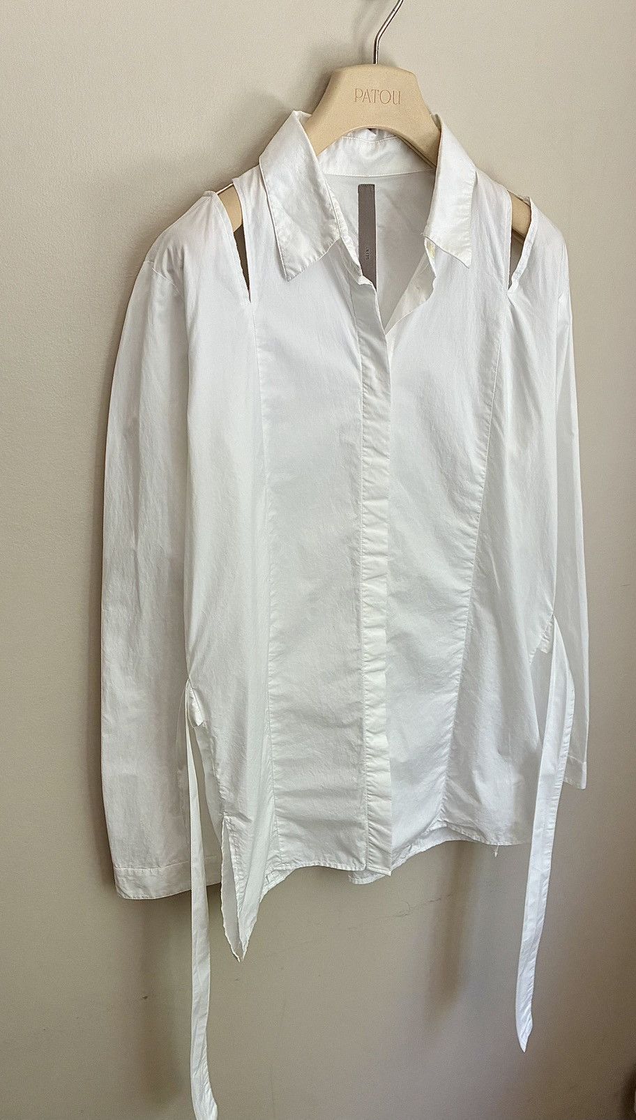 Damir Doma Silent Damir Doma Bondage Strap Cold Shoulder Shirt Size US L / EU 52-54 / 3 - 17 Thumbnail