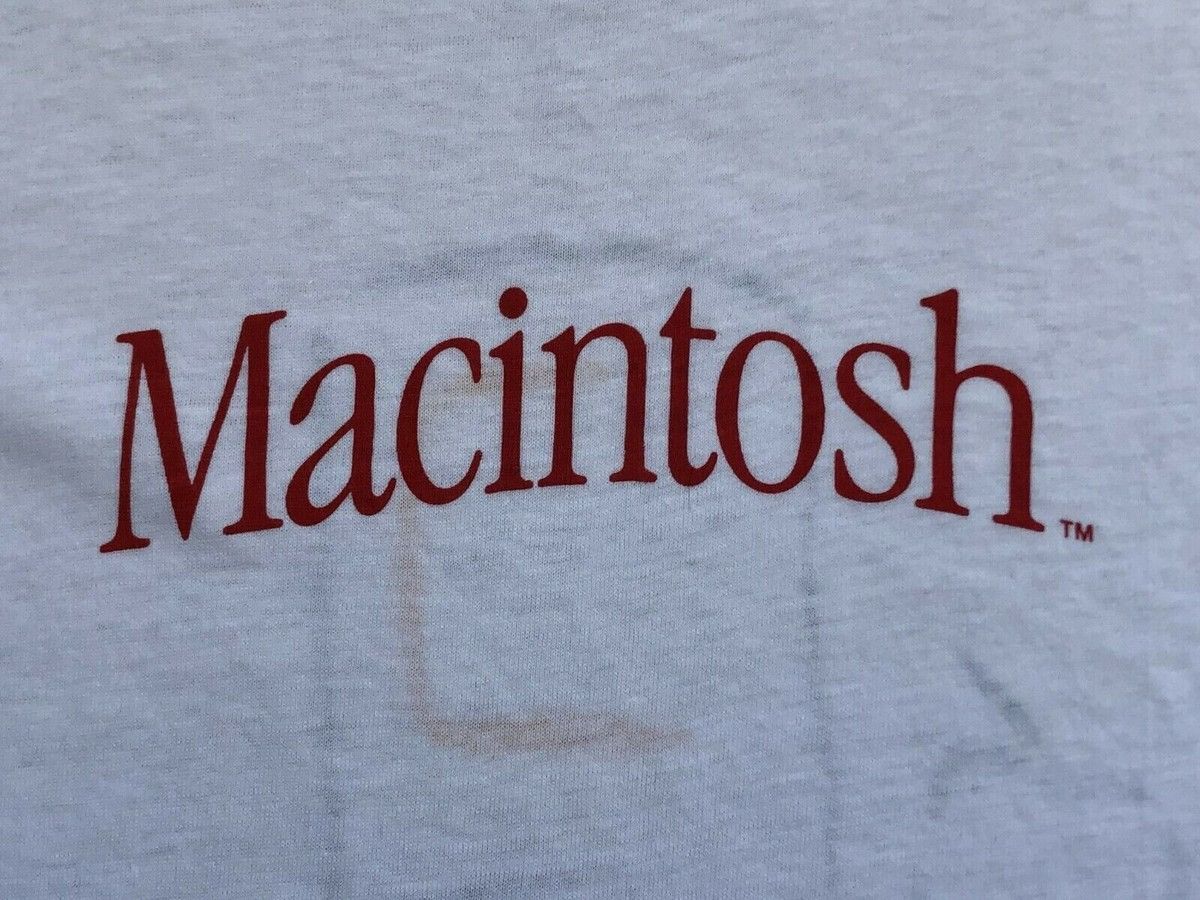 Vintage Vintage 90s Apple Macintosh Promo Tee Size US L / EU 52-54 / 3 - 7 Thumbnail