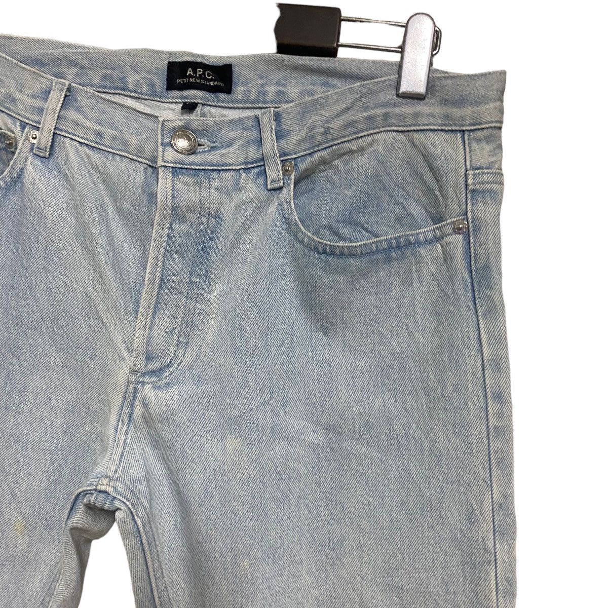 A.P.C. A.P.C Petit New Standard Light Blue Stonewash Jeans Size US 31 - 5 Thumbnail