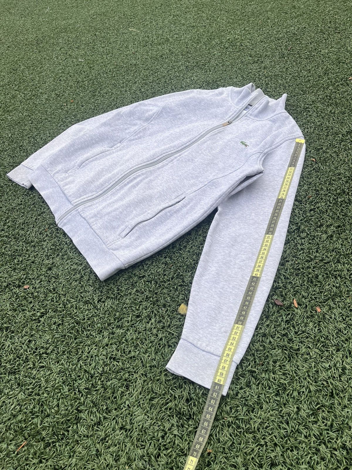 Lacoste Lacoste Sport Grey Full Zip Sweatshirt Small Size US S / EU 44-46 / 1 - 8 Thumbnail