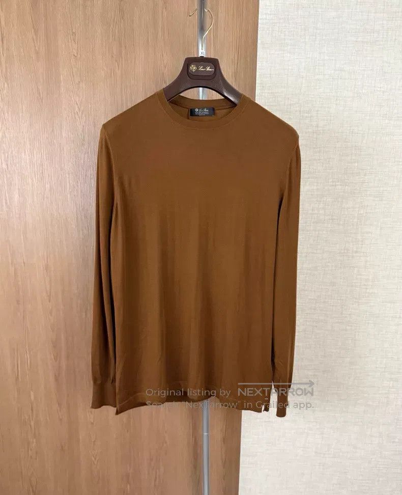 Loro Piana Loro Piana Ceiling Fabric GOK 12 Micron Knit Top Size US XXL / EU 58 / 5 - 1 Thumbnail