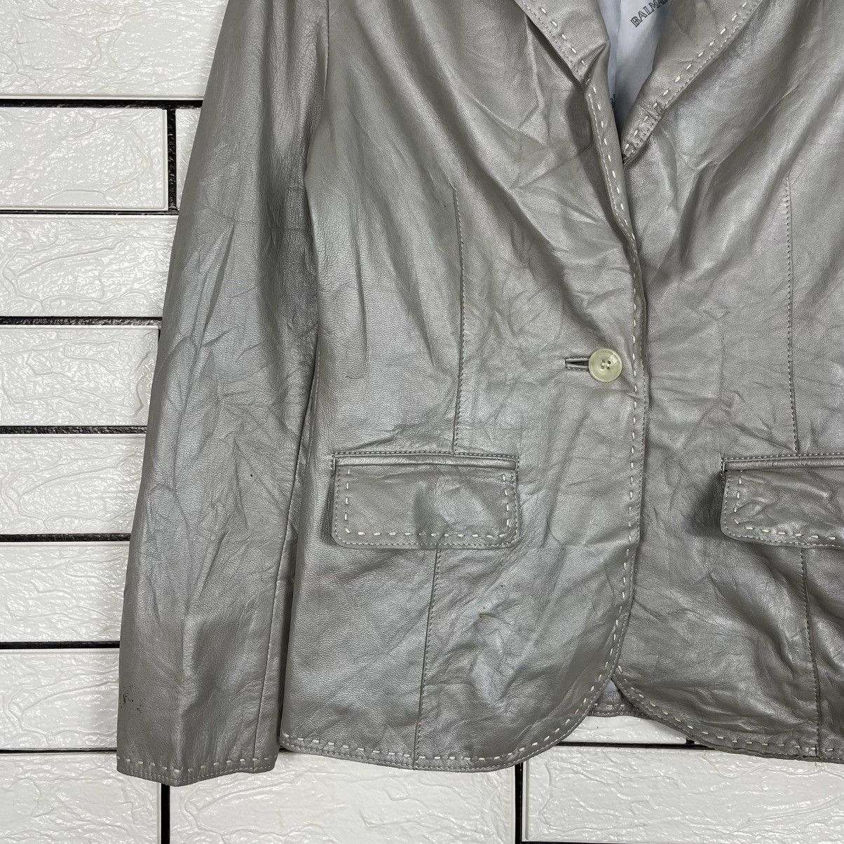 Balmain Balmain Women Leather Jacket Size S / US 4 / IT 40 - 3 Thumbnail