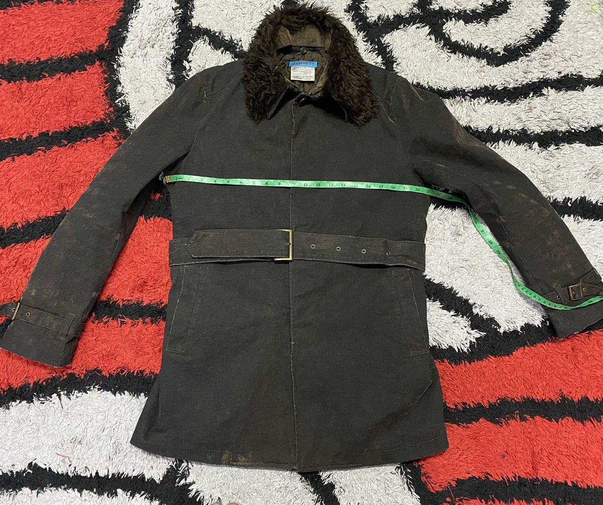 Katharine Hamnett London Katharine Hamnett WAX Jacket Detachable Fur Collar Size US L / EU 52-54 / 3 - 10 Thumbnail