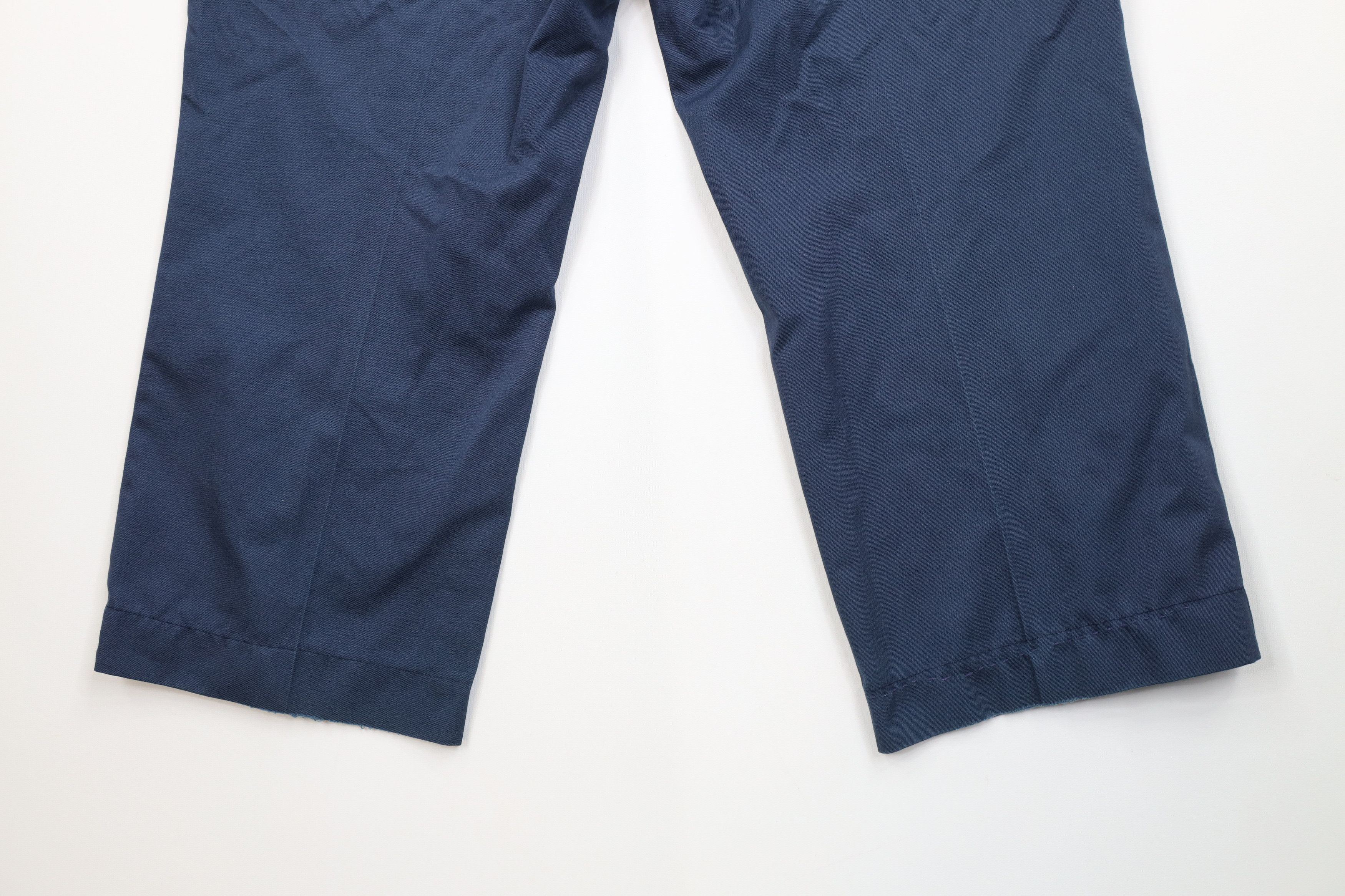 Big Mac Vintage 70s Big Mac Workwear Wide Leg Chino Pants Blue USA Size US 36 / EU 52 - 14 Thumbnail