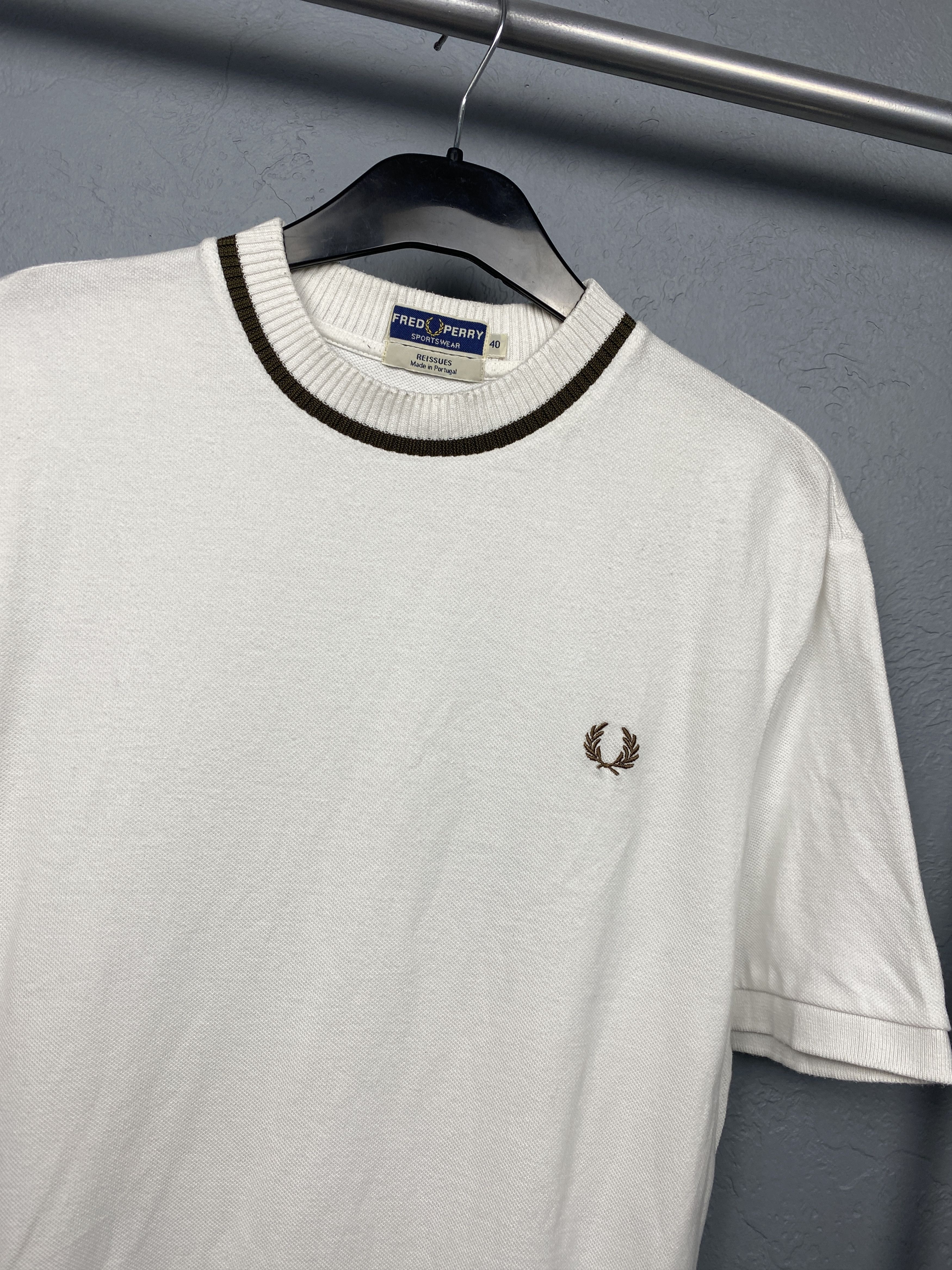 Fred Perry Fred Perry 90s Vintage Mens Crew Neck T-Shirt Size US M / EU 48-50 / 2 - 2 Thumbnail