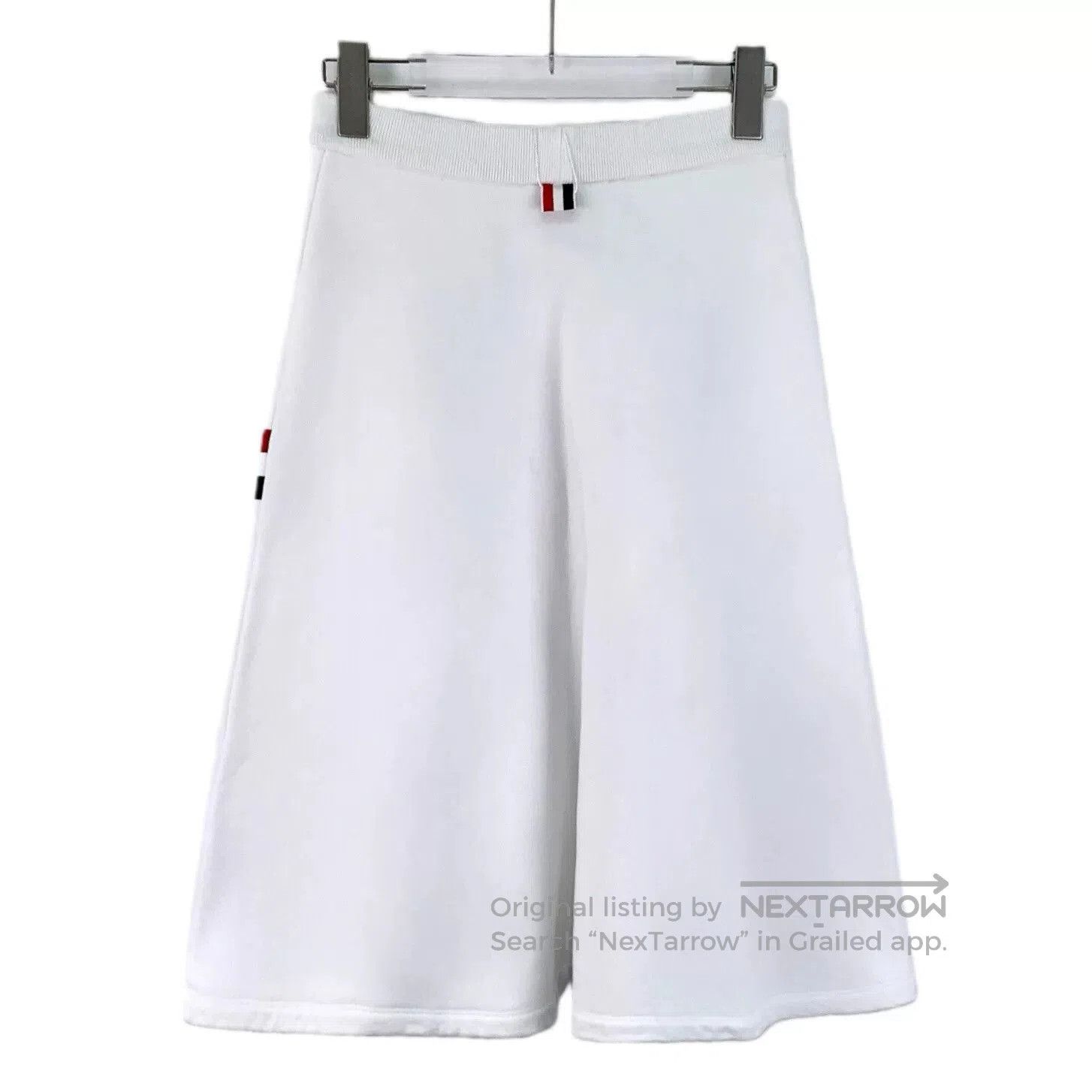 Thom Browne thom browne white striped cotton skirt. Size 28" / US 6 / IT 42 - 2 Thumbnail
