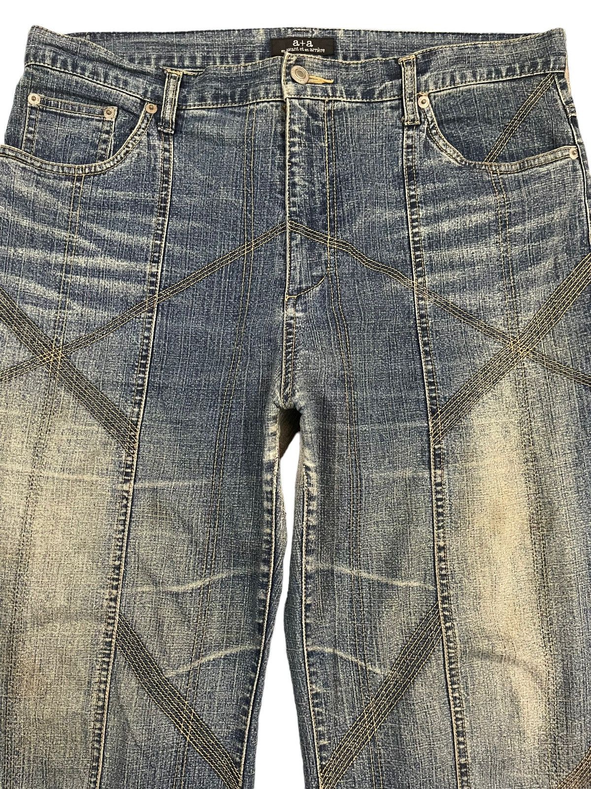 14th Addiction Vintage Japanese Brand Mud Wash Style Baggy Jeans Size US 34 / EU 50 - 3 Thumbnail