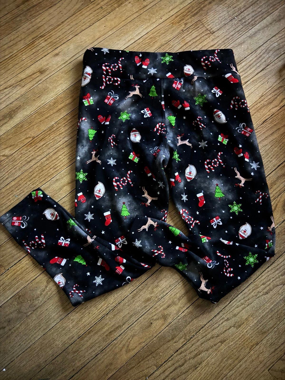 Designer 3XL Christmas Leggings Size 42" / US 20 - 2 Thumbnail