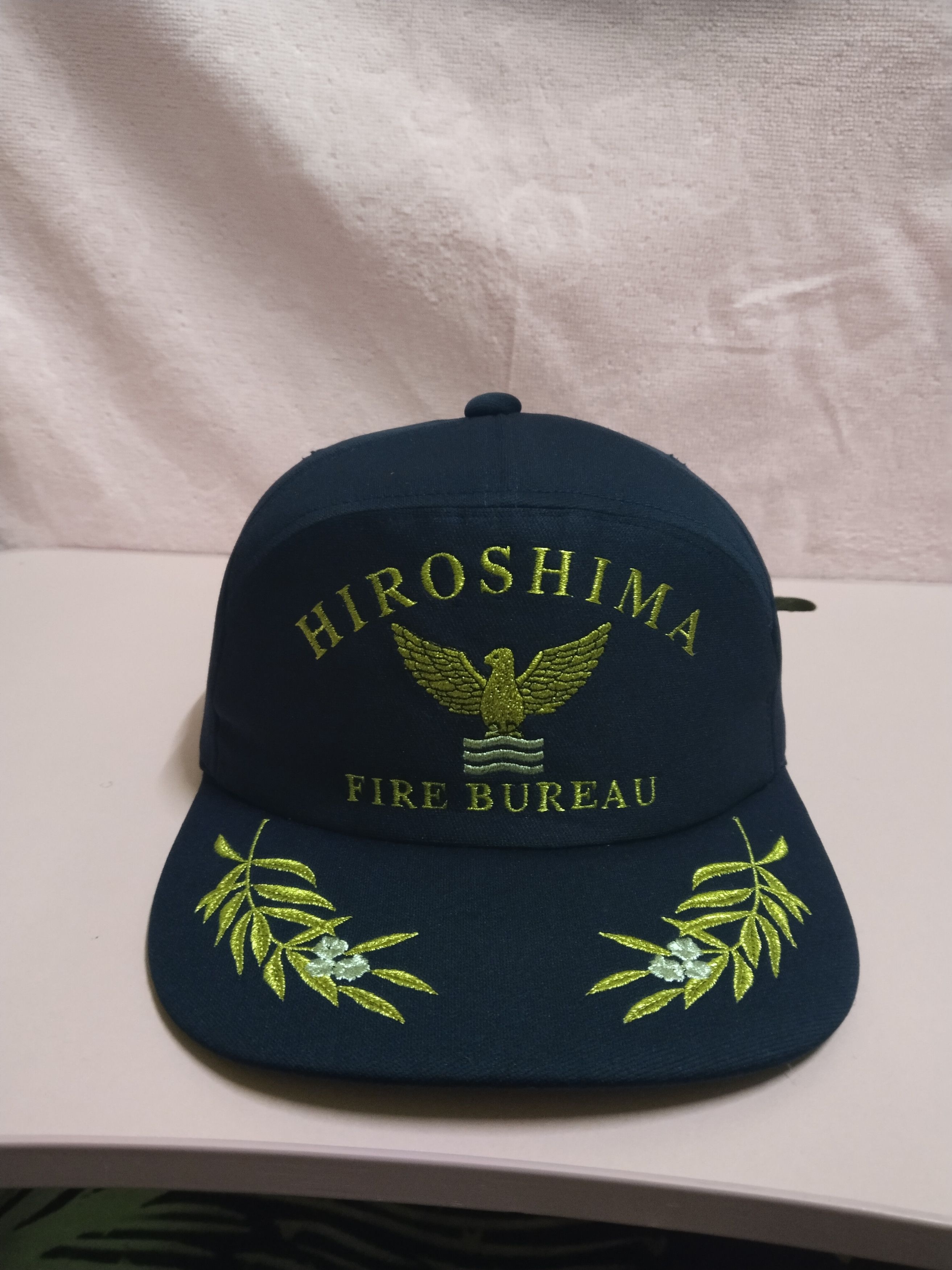 VINTAGE HIROSHIMA FIRE BUREAU WITH CUSTOM BACK BODY CAP