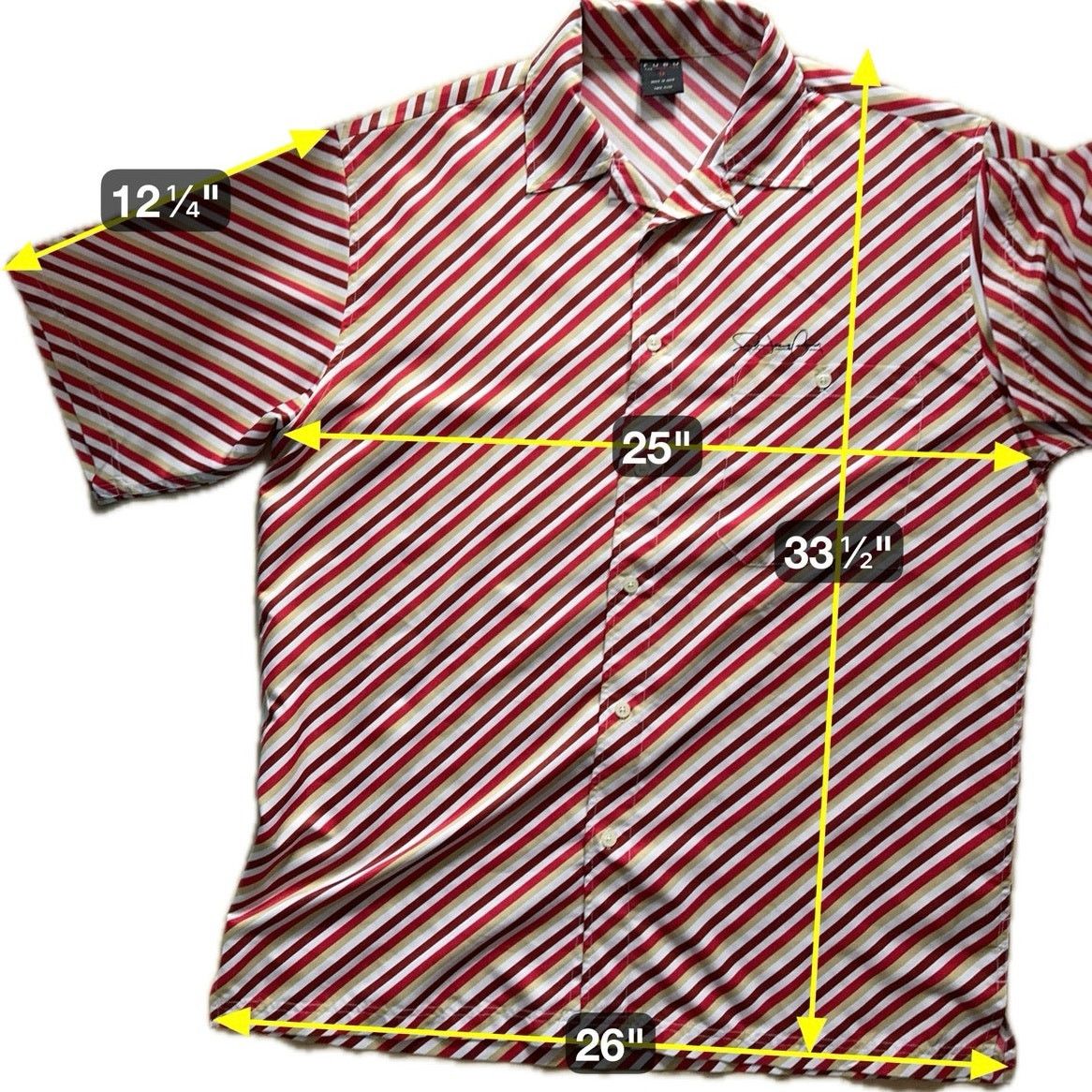 Fubu FUBU The Collection Button Down Shirt Vtg 90s Hip Hop Sz 1X Size US XXL / EU 58 / 5 - 7 Thumbnail