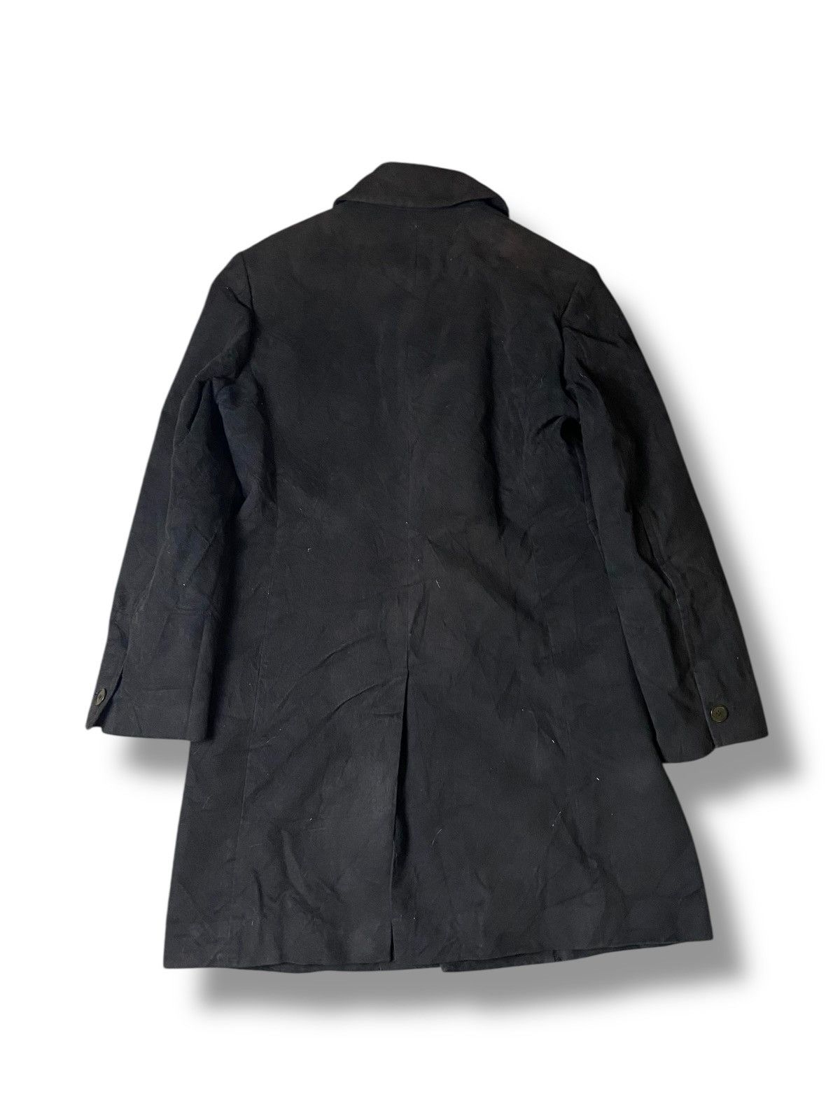 Japanese Brand × Katharine Hamnett London × Vintage Katherine Hamnett London Cotton Polyester Long Coat (130) Size US L / EU 52-54 / 3 - 2 Thumbnail