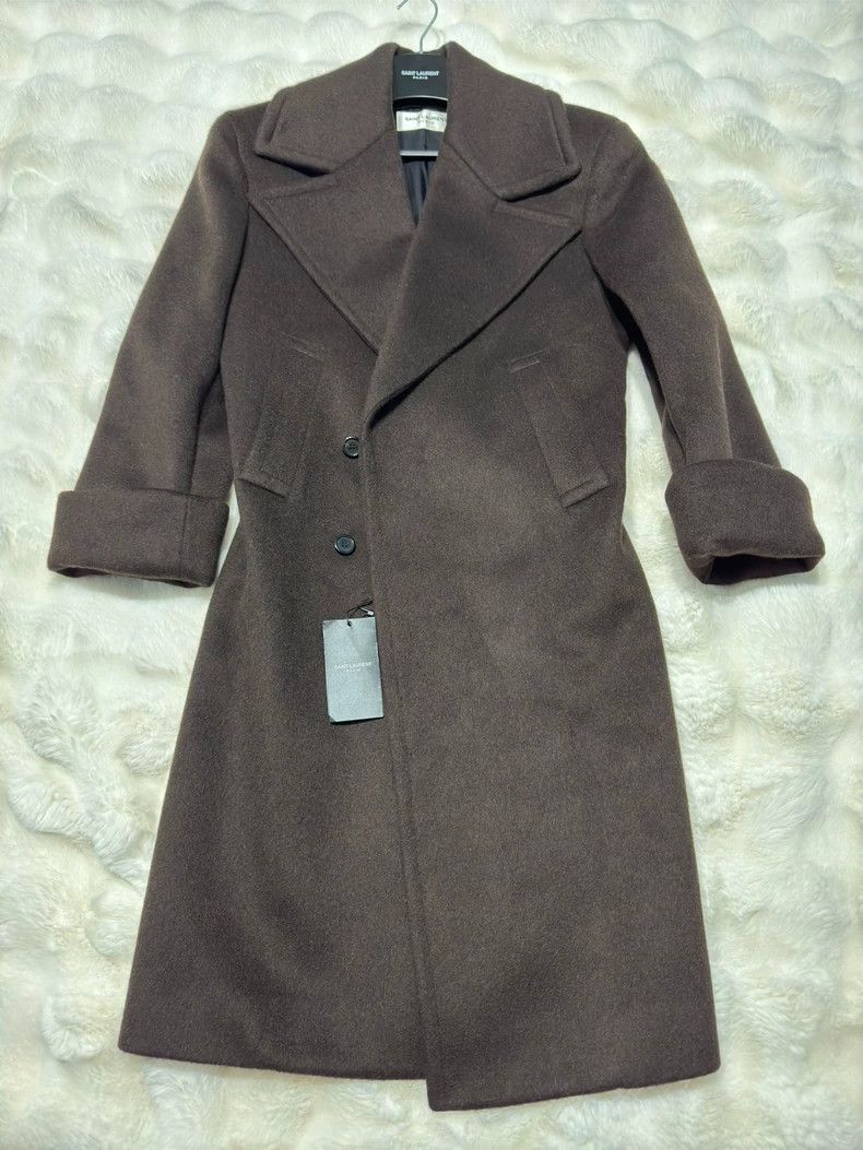 Yves Saint Laurent Saint Laurent Lady's cashmere coat 2502-Nextarrow Size XXS / US 00 / IT 34 - 1 Thumbnail