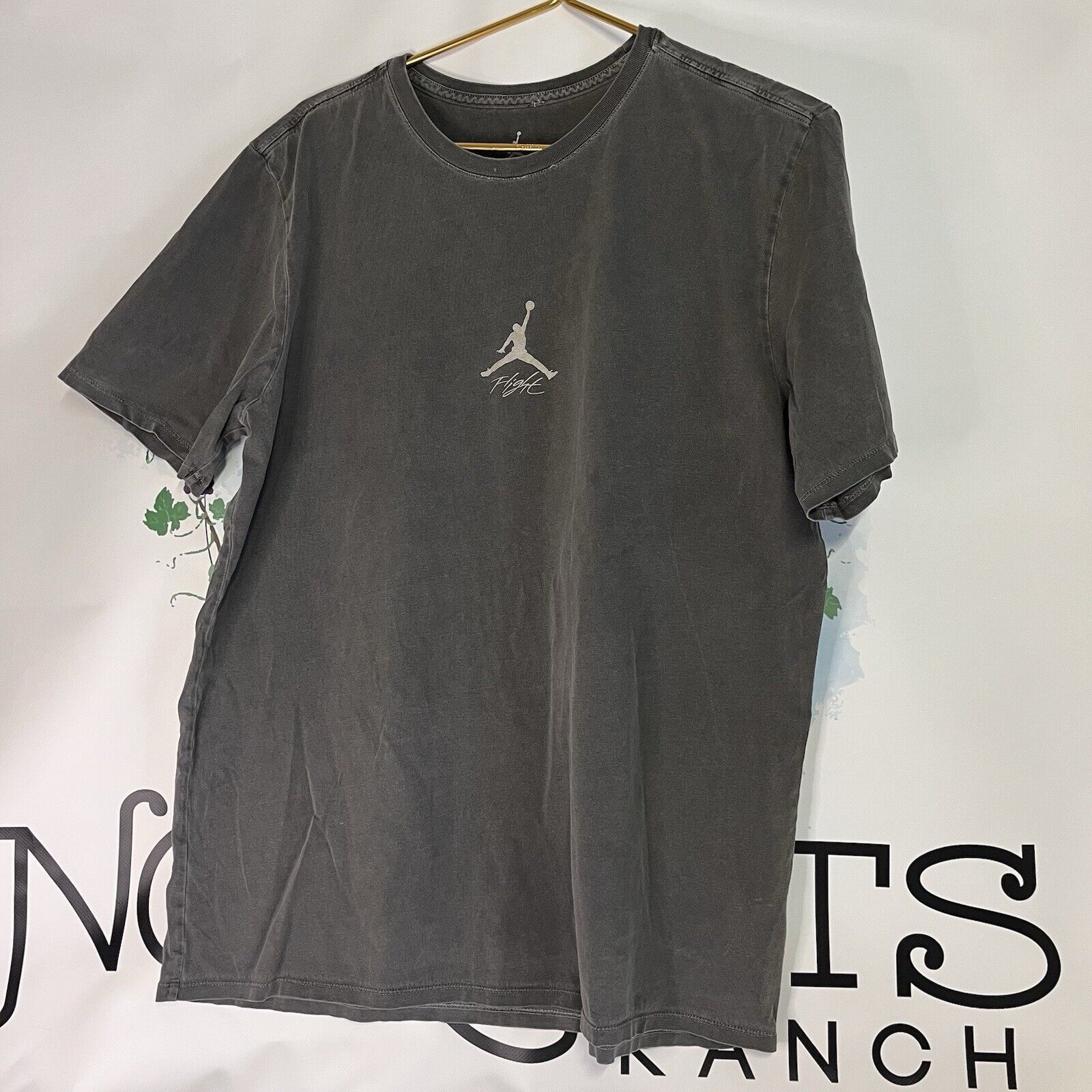 Other Vintage Air Jordan Logo Flight Tagless Tshirt Gray Size US XL / EU 56 / 4 - 4 Thumbnail