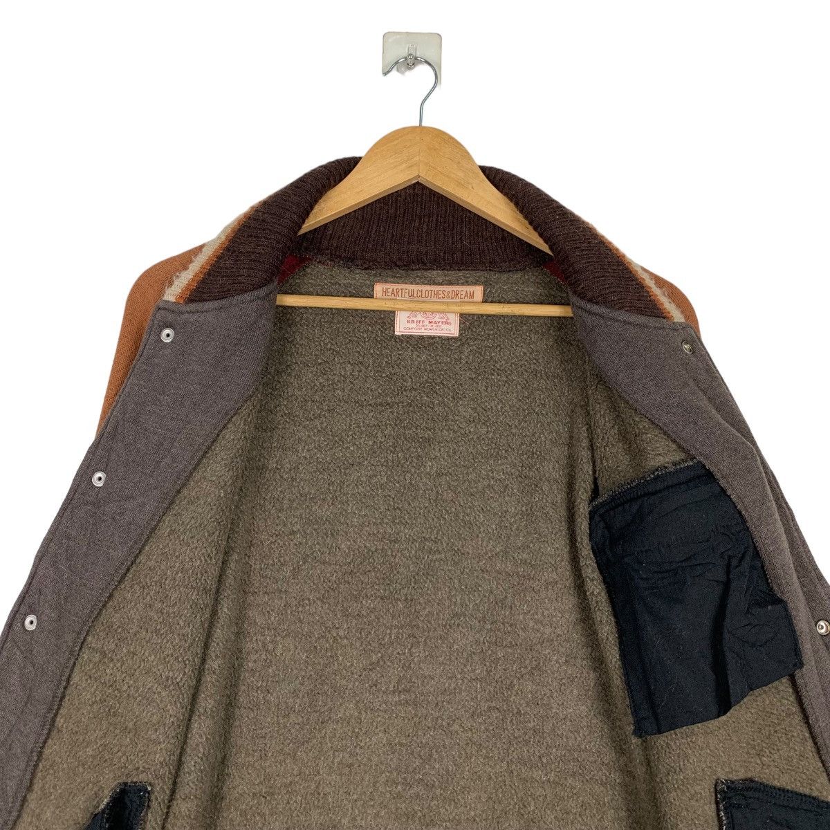 Japanese Brand KRIFF MAYER HeartfulClothes&Dream Varsity Jacket #1104-C50 Size US M / EU 48-50 / 2 - 12 Thumbnail