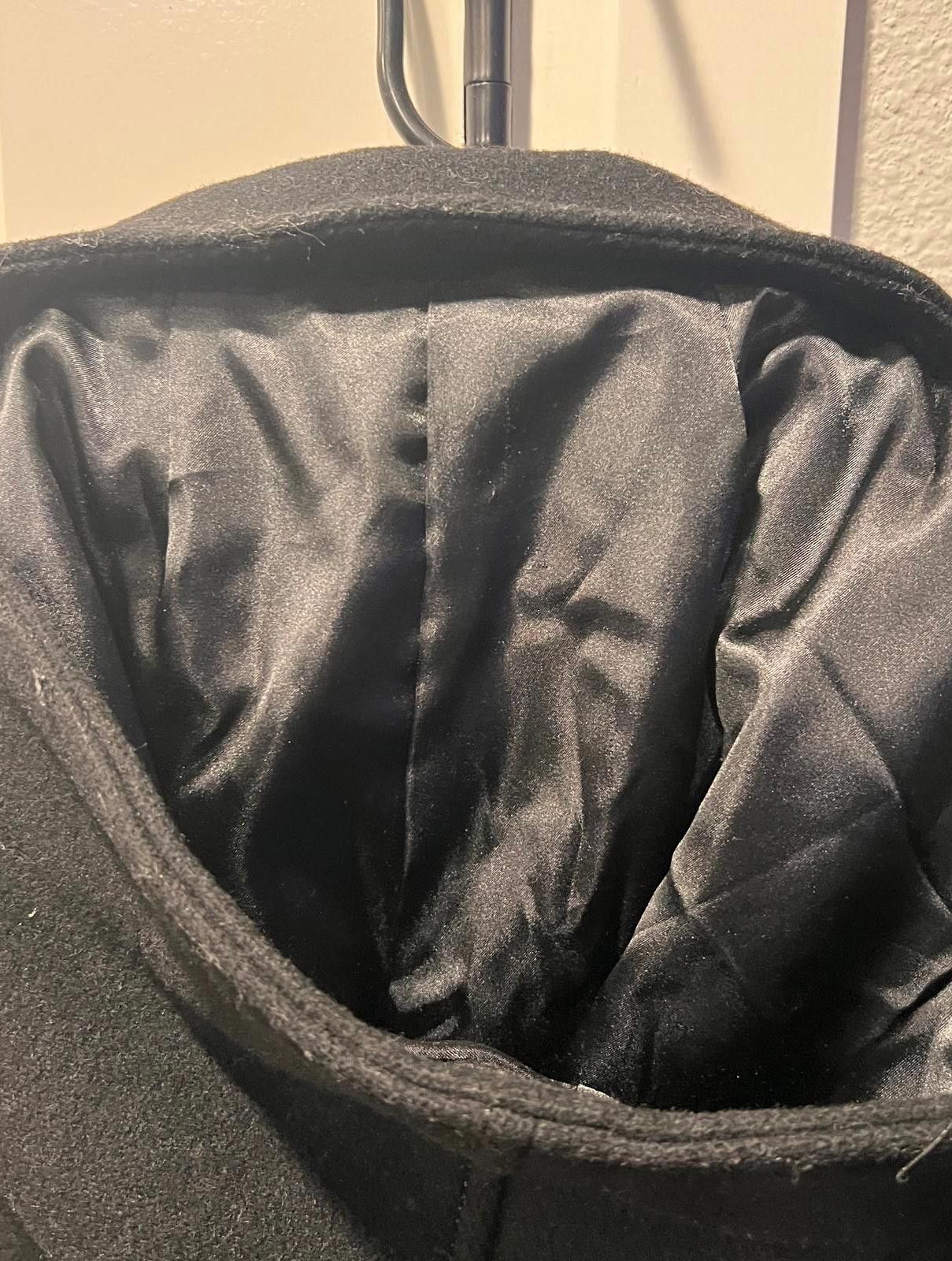 Gap GAP Women's Black Hooded Wool Blend Coat Size M / US 6-8 / IT 42-44 - 5 Thumbnail