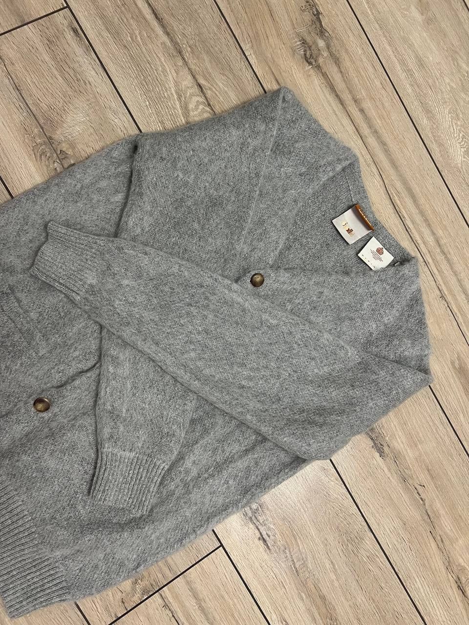 Lyle & Scott Lyle & Scott x Oi Polloi Mohair Cardigan Sweater V-neck Size US S / EU 44-46 / 1 - 13 Thumbnail