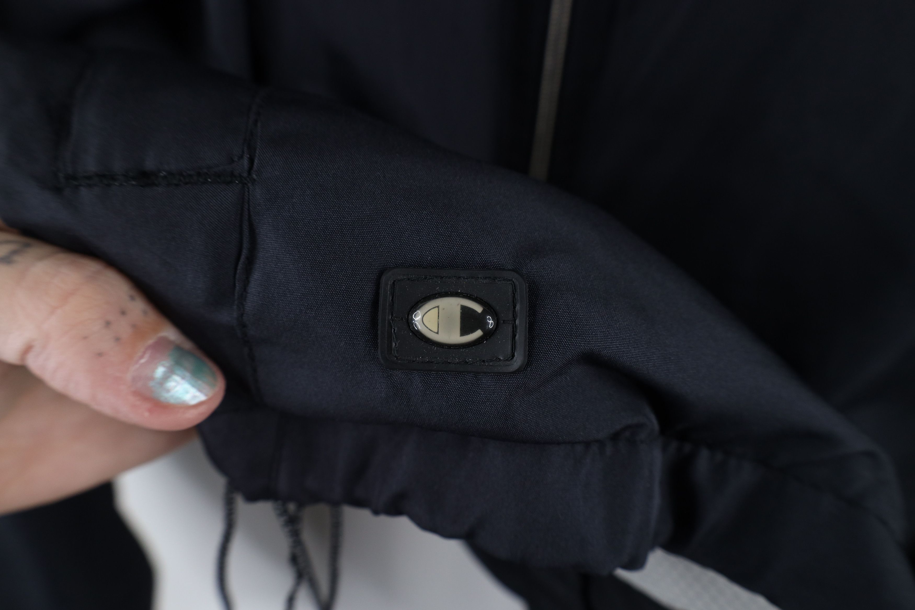 Champion × Vintage Vintage 90s Champion Full Zip Cafe Racer Windbreaker Jacket Size US M / EU 48-50 / 2 - 7 Thumbnail