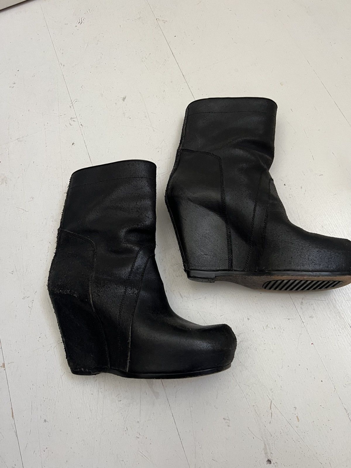Rick Owens High ankle boots Size US 7.5 / IT 37.5 - 3 Thumbnail