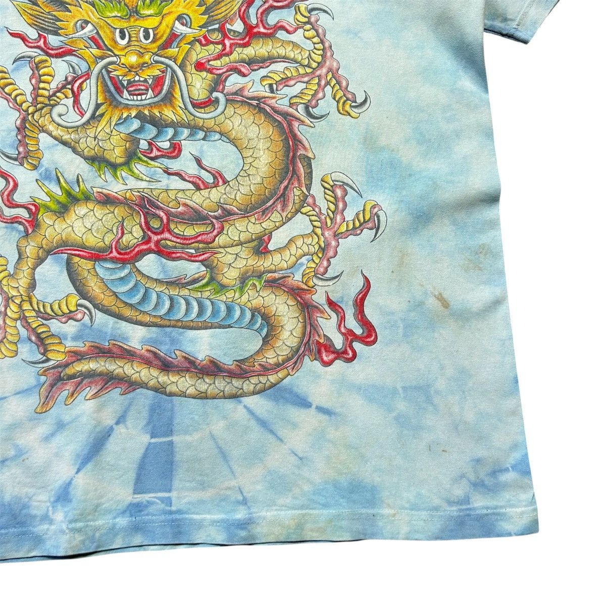 Vintage Vintage Dragon Graphic Tie-Dye T-Shirt Size US L / EU 52-54 / 3 - 6 Thumbnail