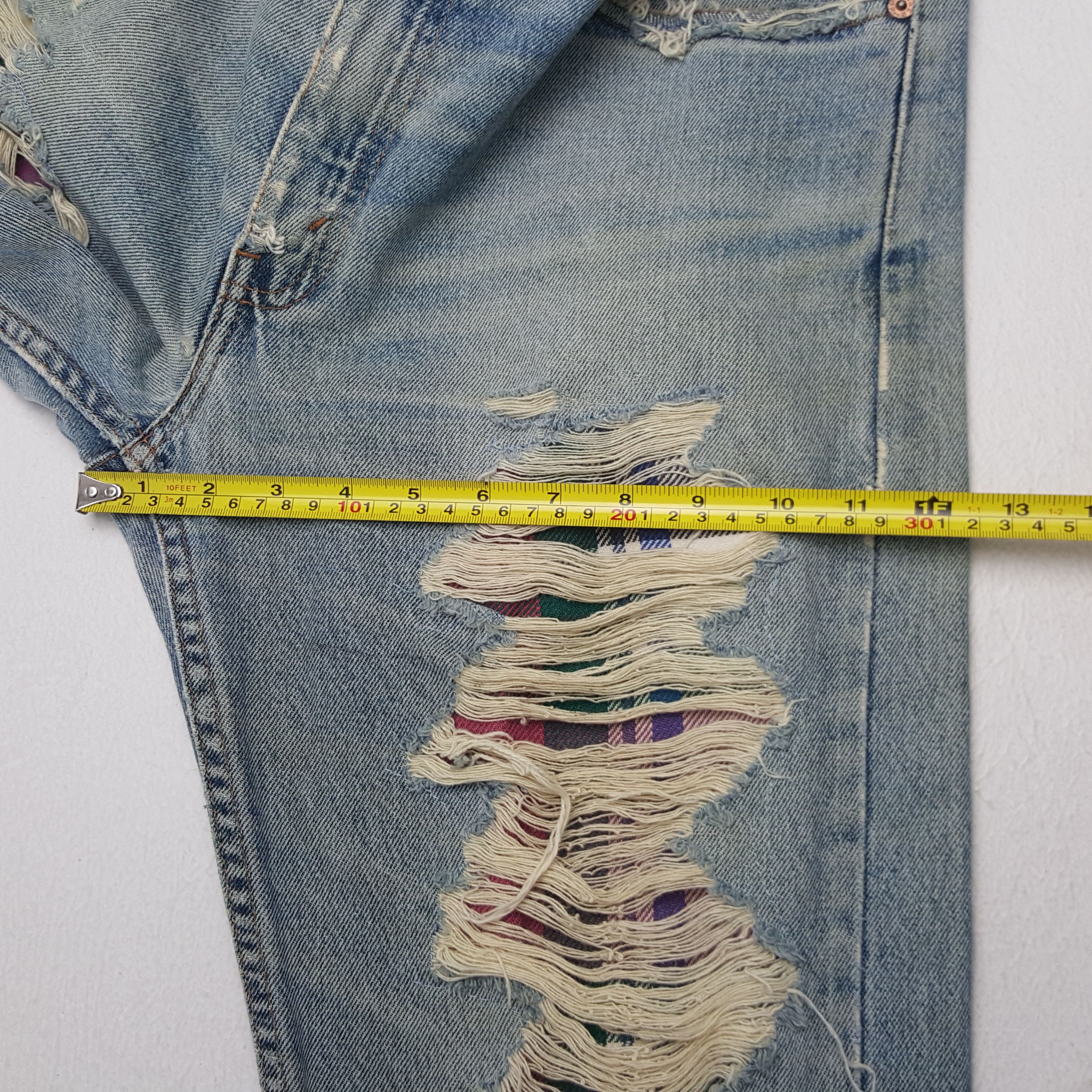 If Six Was Nine × Levi's × Vintage Vintage Levi's American Style Distressed Denim Jeans Size US 32 / EU 48 - 12 Thumbnail