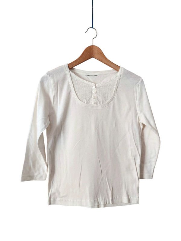 Vintage Vintage 3/4 sleeved top 14 Size L / US 10 / IT 46 - 3 Thumbnail