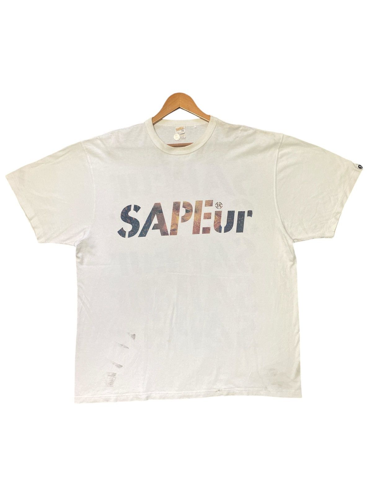 Japanese Brand × Vintage 💥RARE💥VINTAGE SAPEur MONA LISA SHIRT TEE🔥 Size US XXL / EU 58 / 5 - 7 Thumbnail