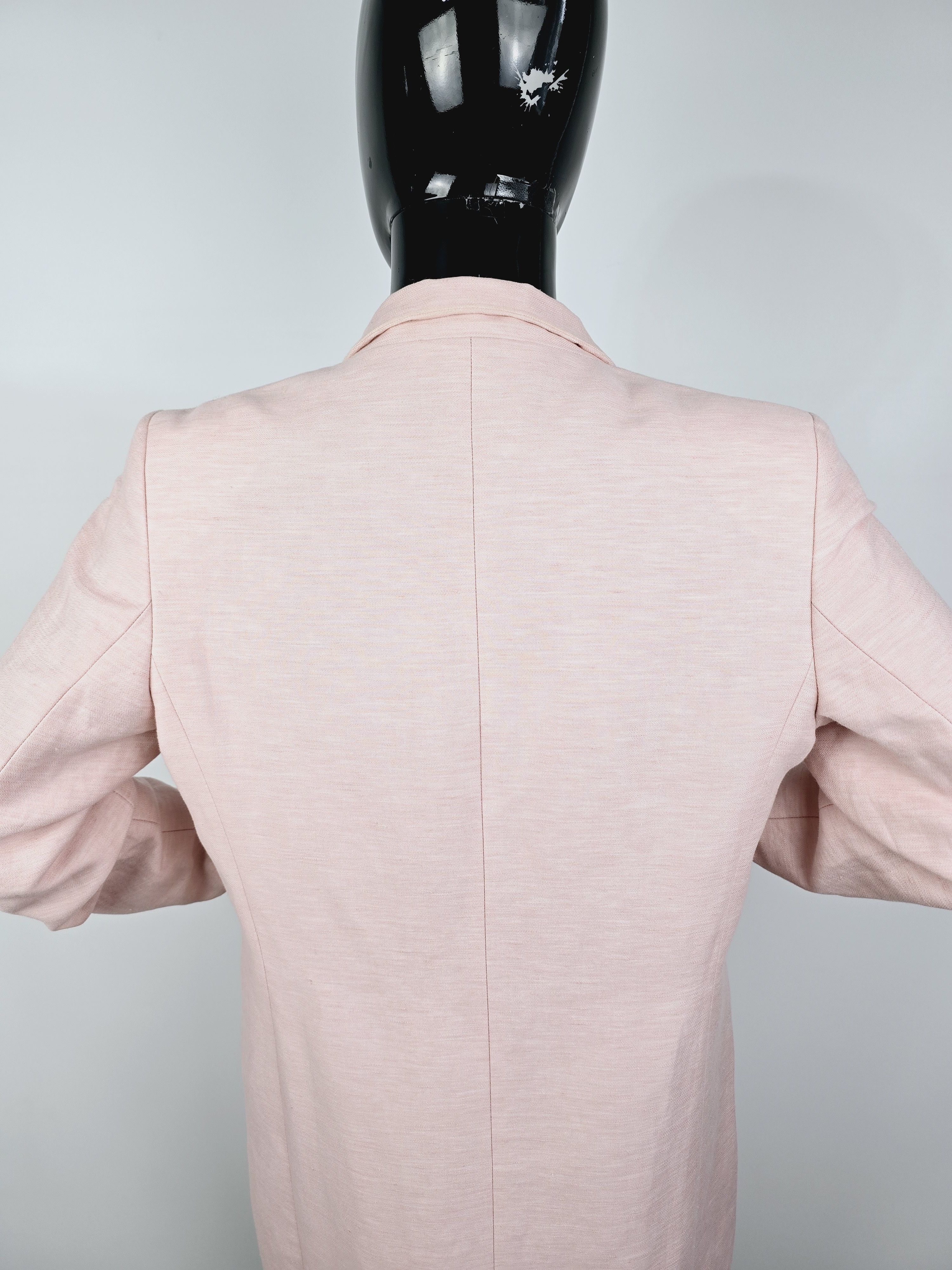 Purdey Purdey Pink Blazer Coat, Cotton/Linen Blend, Size EU 38 Size S / US 4 / IT 40 - 8 Thumbnail