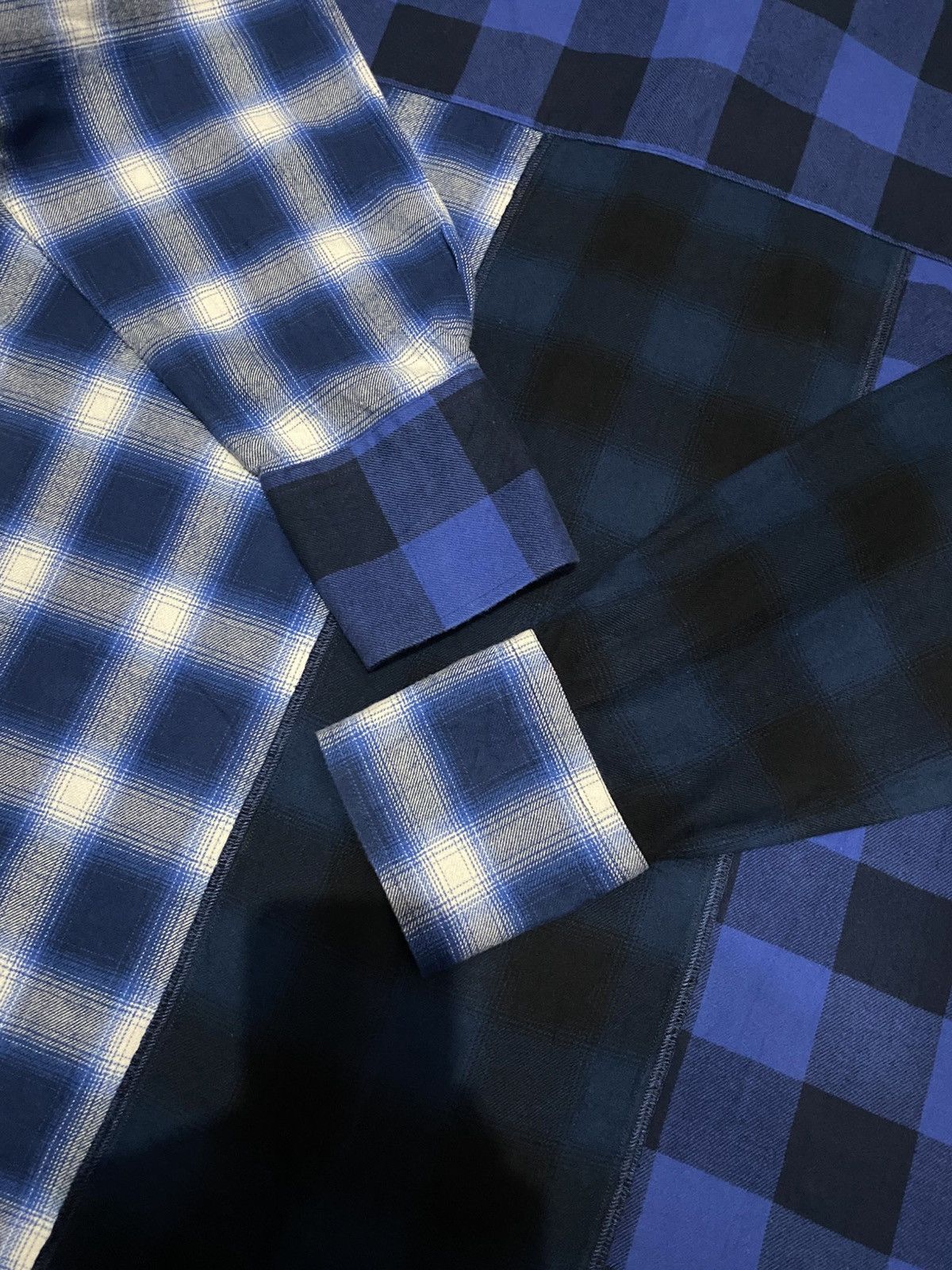 Designer × Flannel × Japanese Brand Veterano Patchwork ChipClip Flannel Size US XL / EU 56 / 4 - 7 Thumbnail