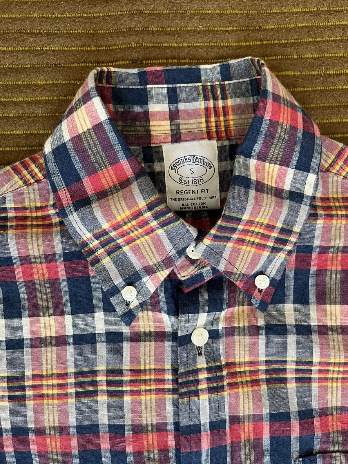 Brooks Brothers Madras Plaid Shirt Size US S / EU 44-46 / 1 - 2 Thumbnail