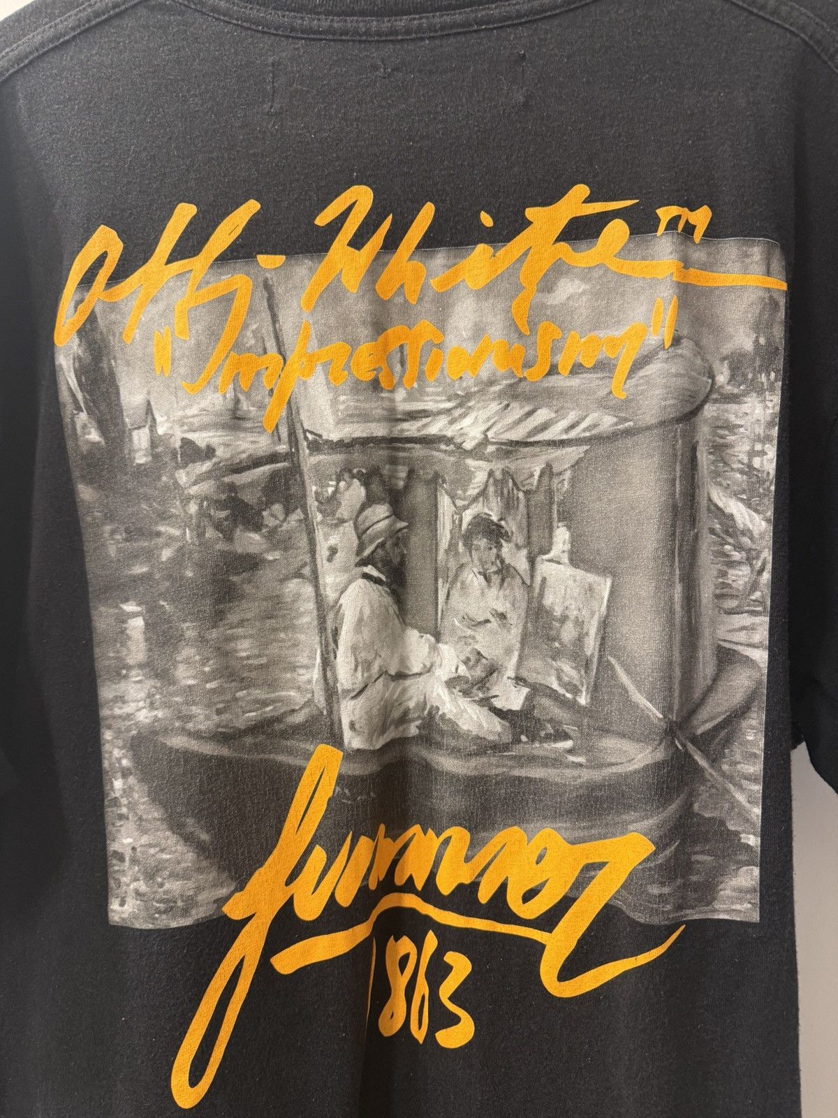 Off-White “Impressionism” black tee Size US S / EU 44-46 / 1 - 7 Thumbnail