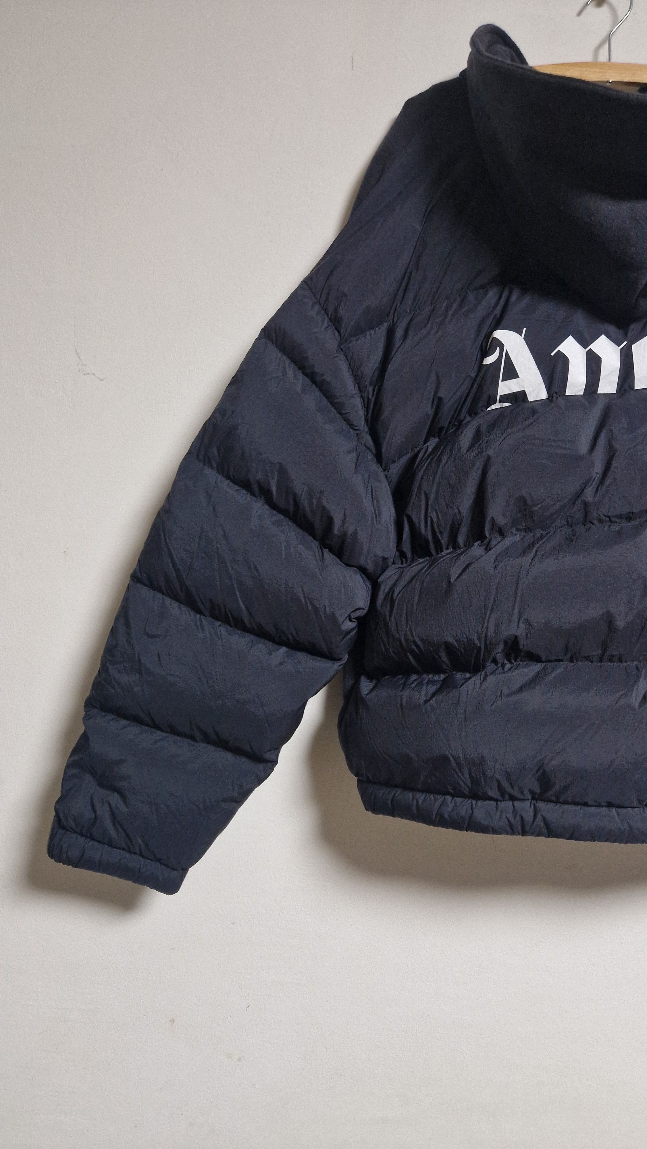 Moncler × Palm Angels Moncler x Palm Angels Down Hoodie Jacket Size US XL / EU 56 / 4 - 7 Thumbnail