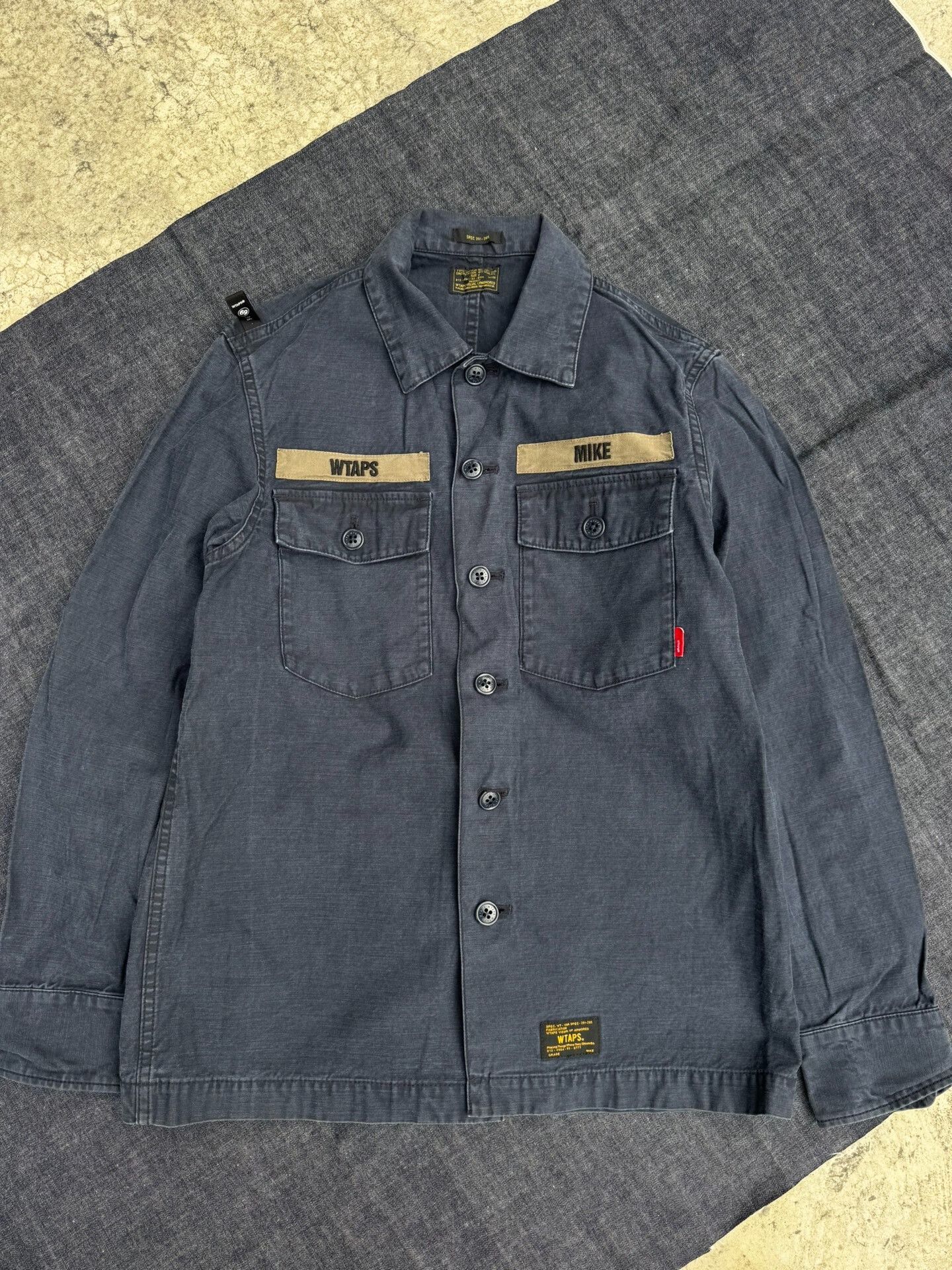 Wtaps WTAPS 14SS BUDS LS Satin Shirt Jacket Size US M / EU 48-50 / 2 - 1 Thumbnail