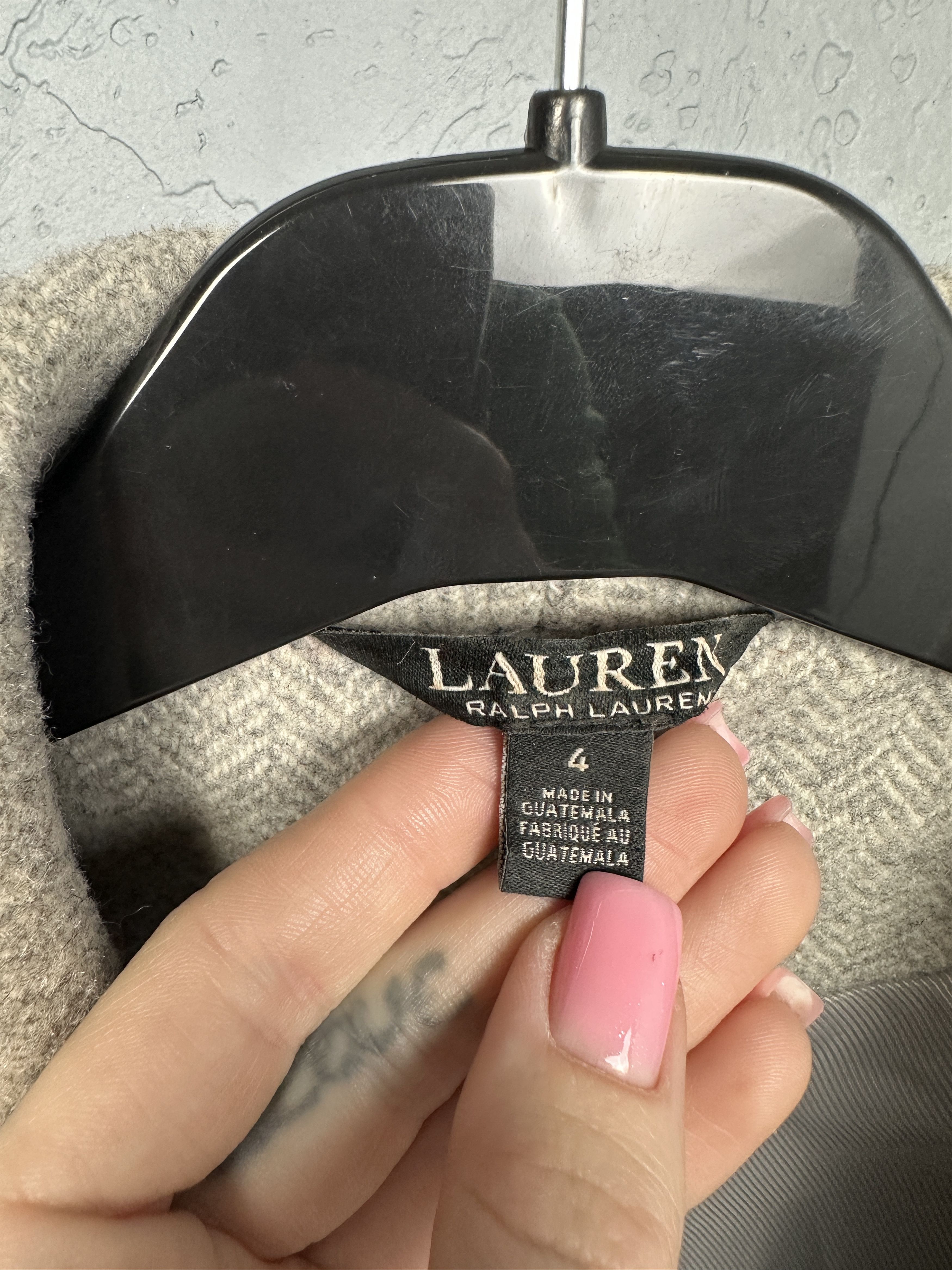 Ralph Lauren Black Label Polo Ralph Lauren Black Label Womens Wool Coat Jacket Size S / US 4 / IT 40 - 8 Thumbnail