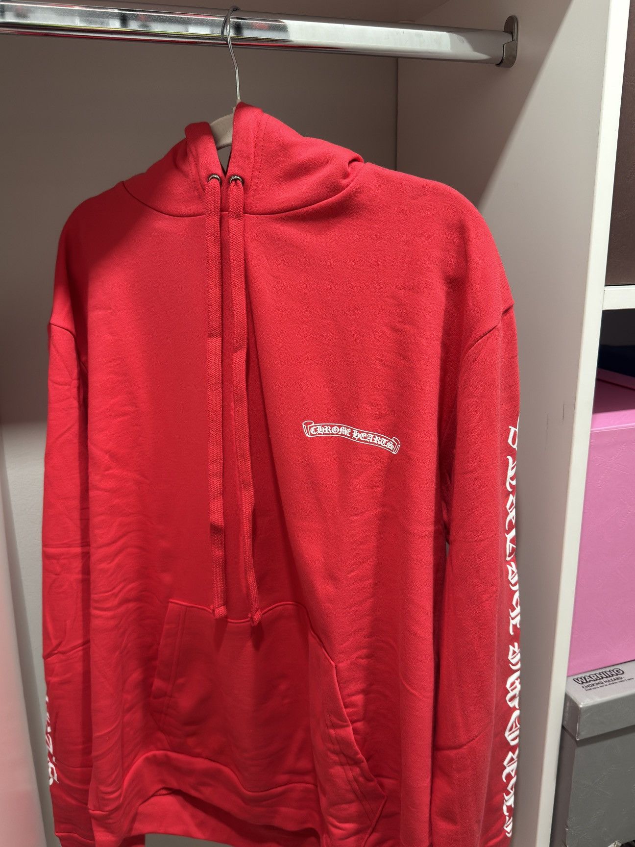 Chrome Hearts Chrome Hearts Red Hoodie Size US L / EU 52-54 / 3 - 5 Thumbnail