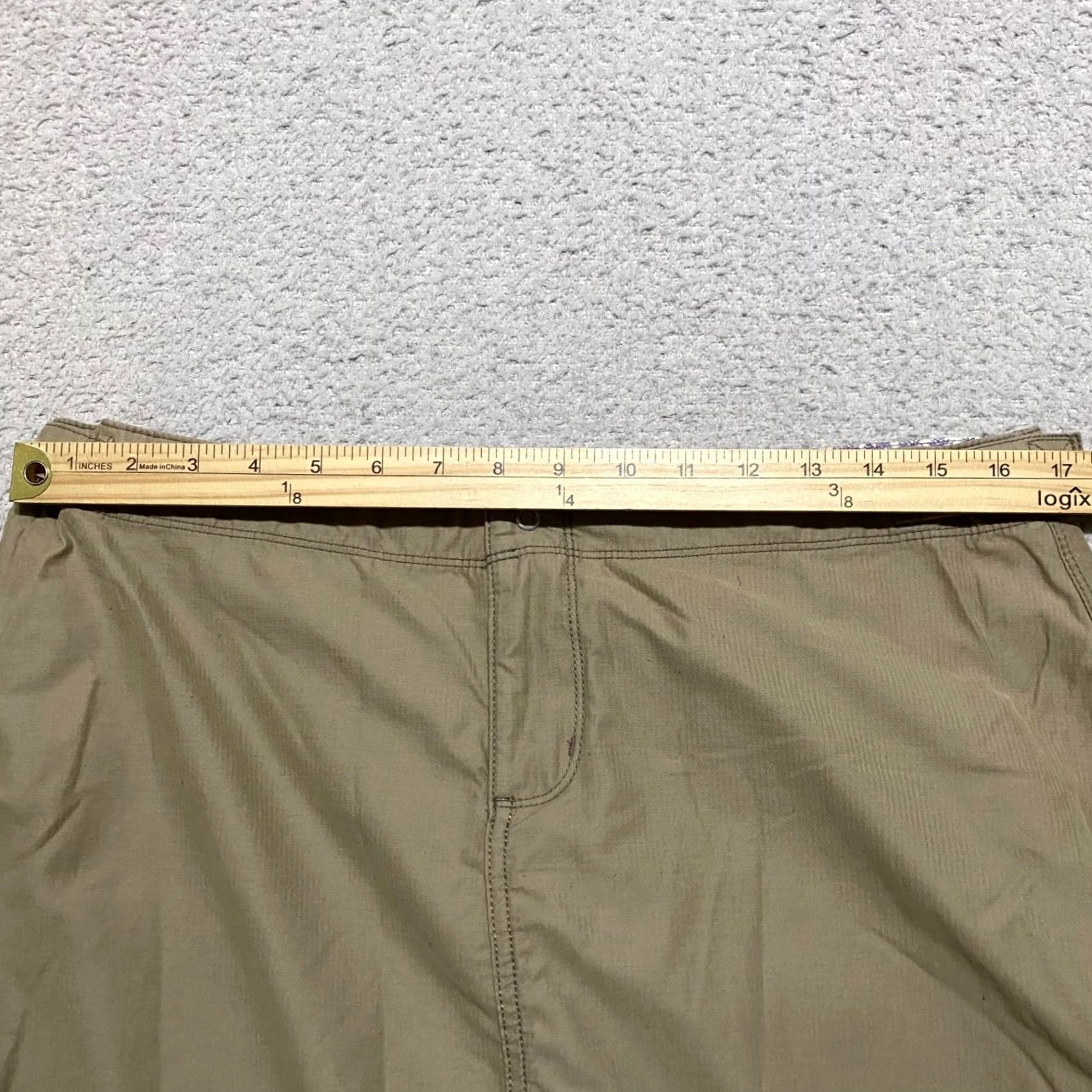 Vintage Horny Toad Skort Womens sz 14 Beige Mini Pencil Outdoor Hiking Cargo Pockets Size 36" / US 14 / IT 50 - 5 Thumbnail
