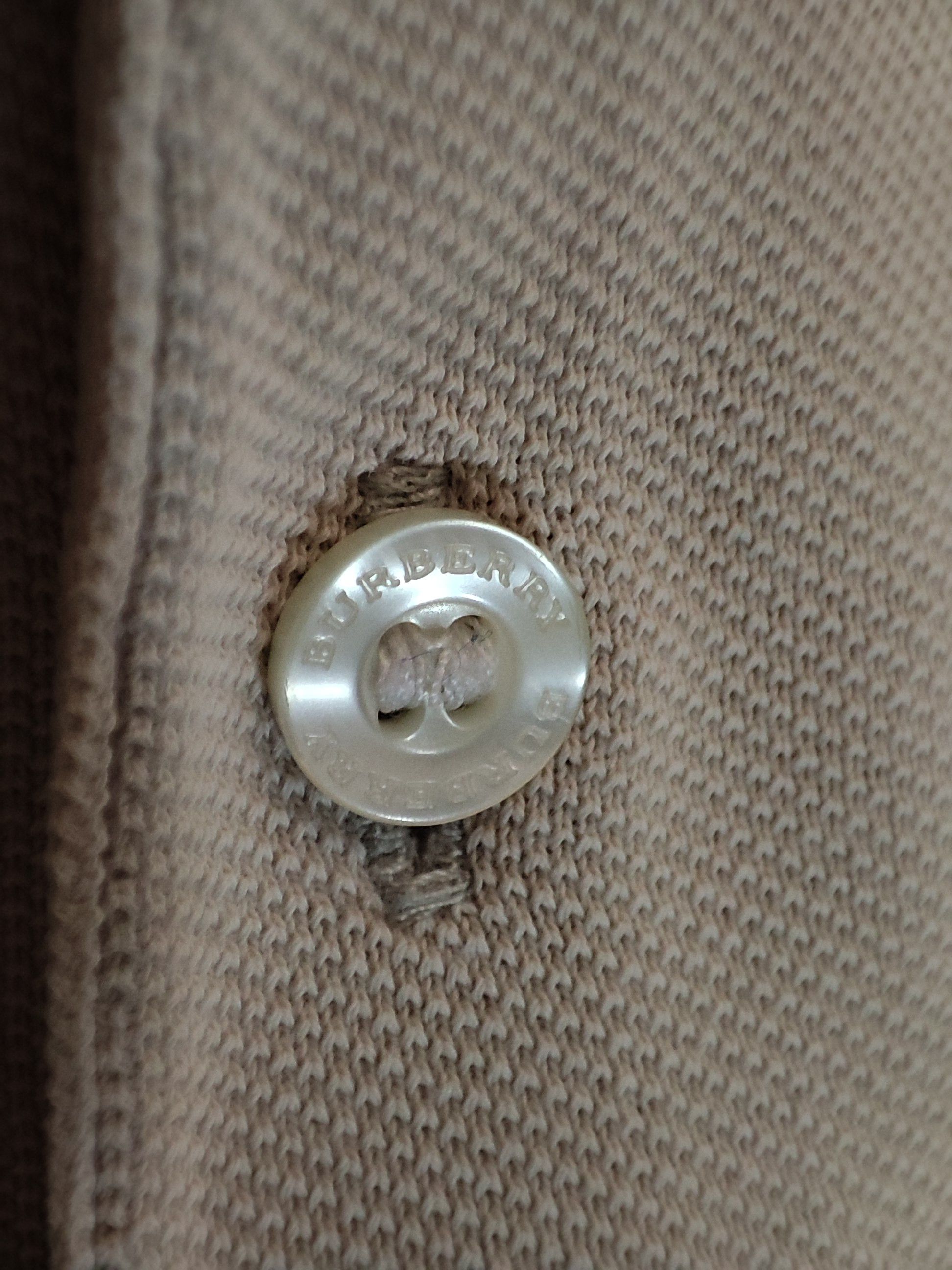 Burberry 🔥 Burberry Polo size L Beige 🔥 Size US L / EU 52-54 / 3 - 5 Thumbnail