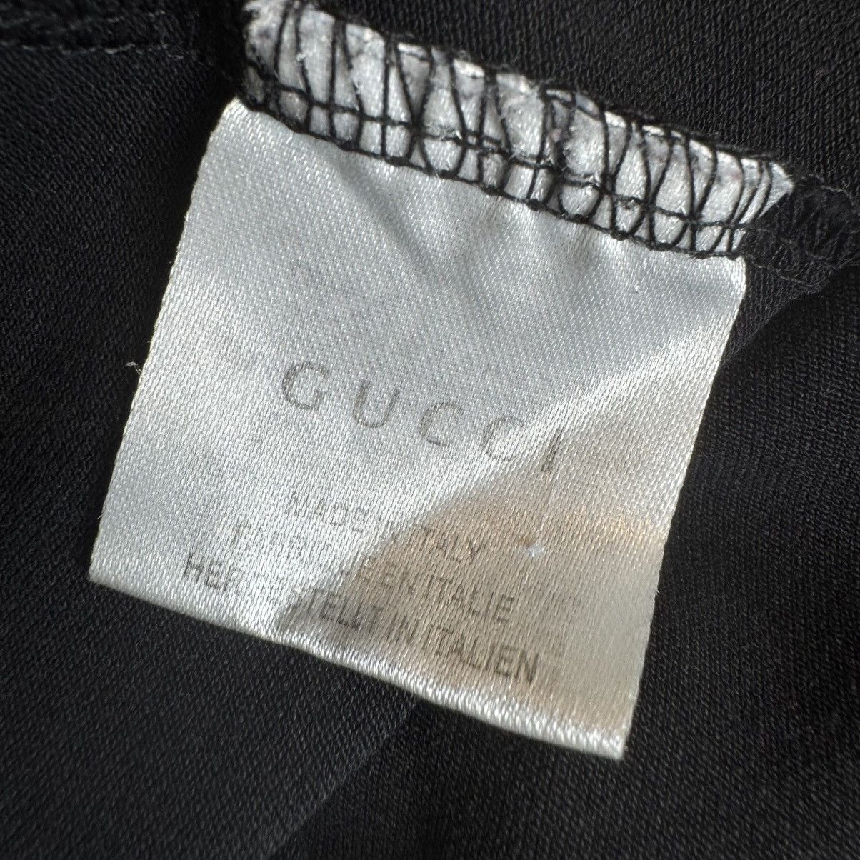 Gucci Gucci Black Cotton Pique Insects Embroidered Polo Shirt M Size US M / EU 48-50 / 2 - 8 Thumbnail