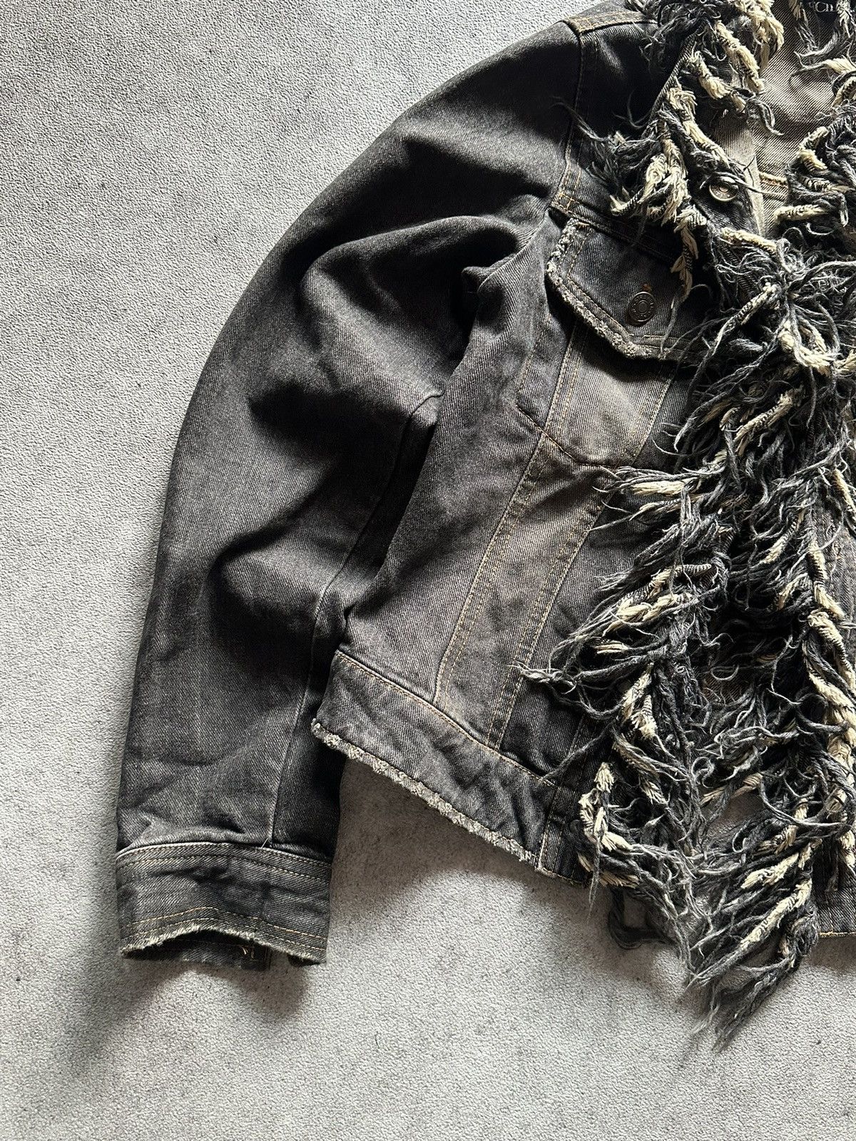 Hysteric Glamour 90s Japanese Fringe Denim Jacket LGB if six was nine style Size US S / EU 44-46 / 1 - 2 Thumbnail