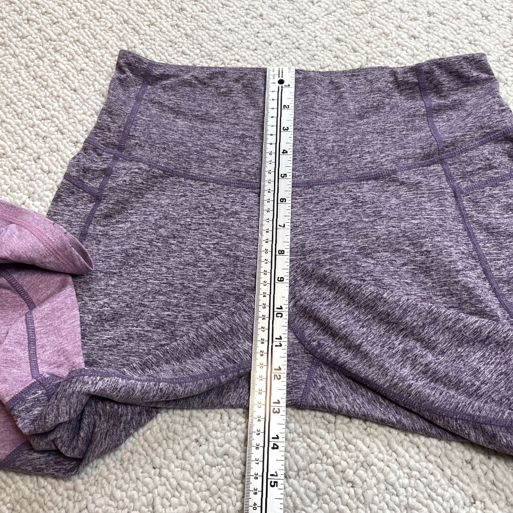 Champion Champion C9 Active Yoga Pants Women's XL Purple Cropped Leg Style Straight Inseam 20 in 30 in Waist 30 in Gym Yoga Running Size 40" / US 18 - 4 Thumbnail