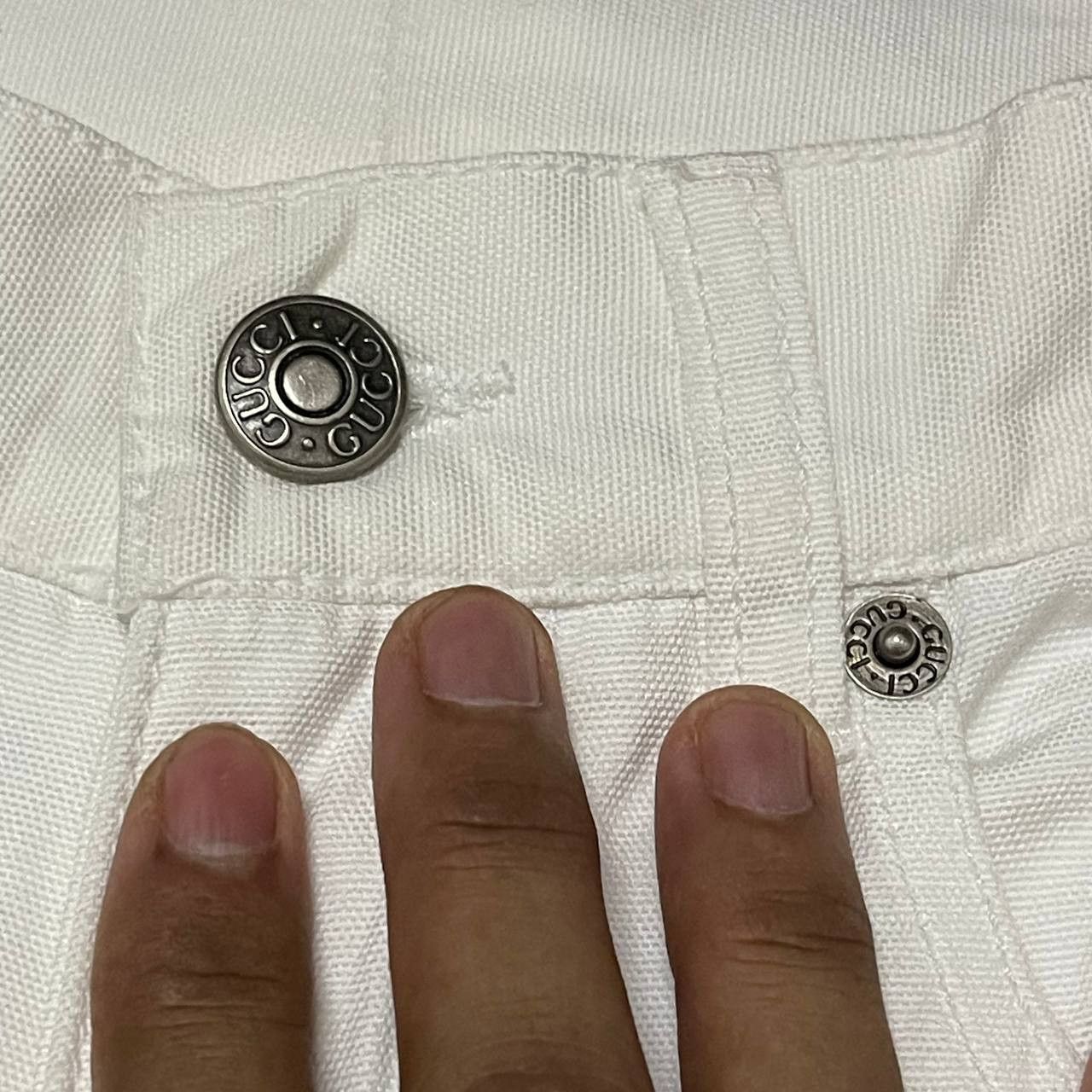 Gucci Vintage Gucci White Jeans Size US 26 / EU 42 - 5 Thumbnail
