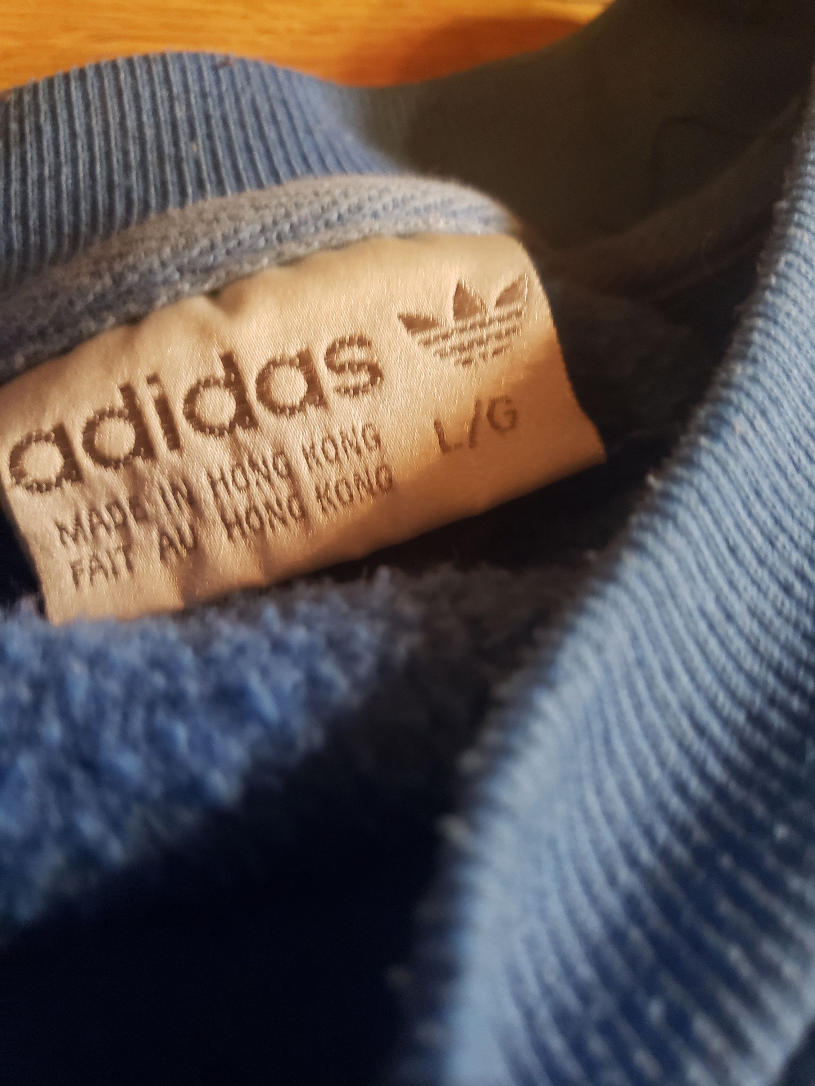 Adidas Vintage 80s adidas Brunswick Blue Hawks Sweatshirt Size US L / EU 52-54 / 3 - 3 Thumbnail