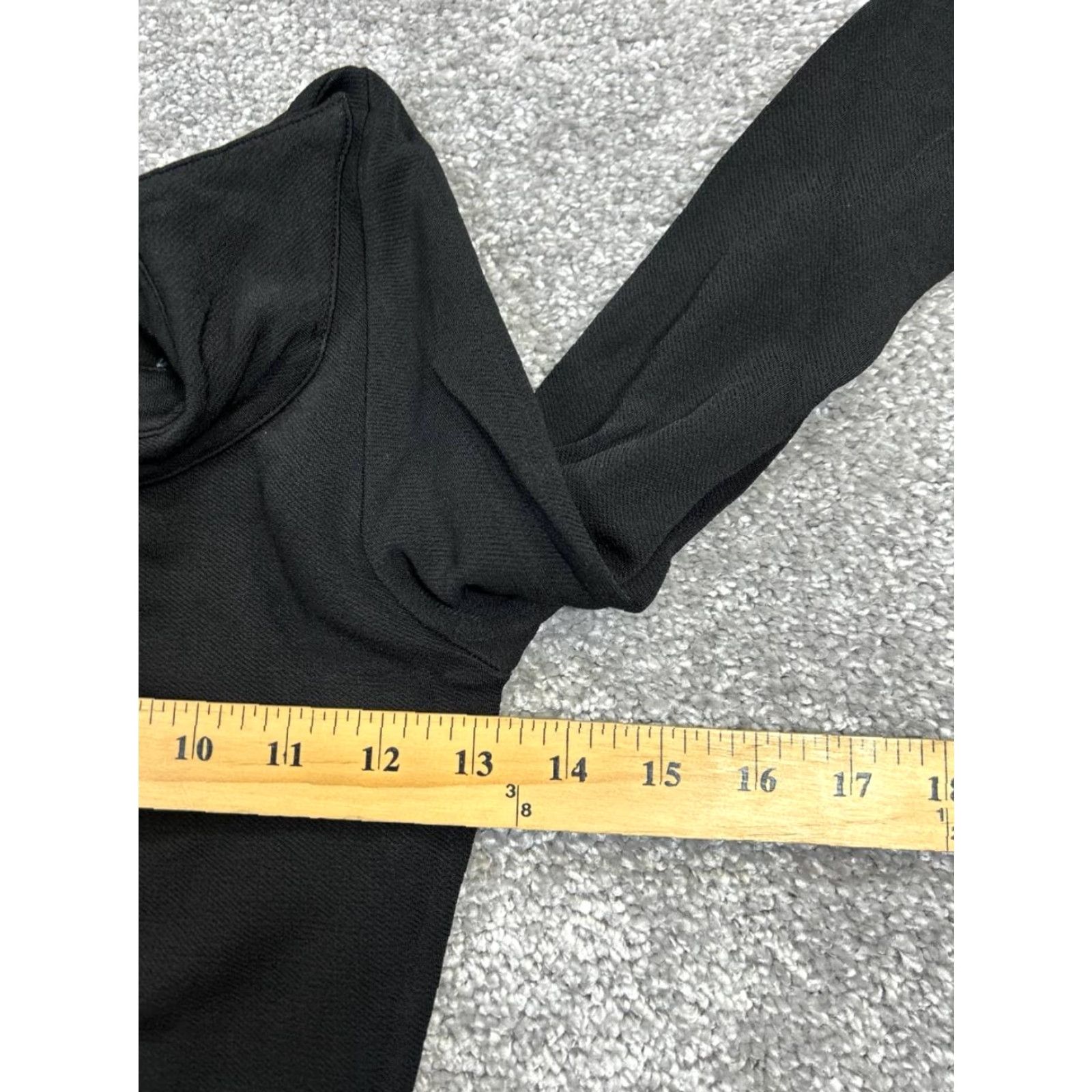Zara Zara Shirt Womens Small Black Blouse Size S / US 4 / IT 40 - 6 Thumbnail