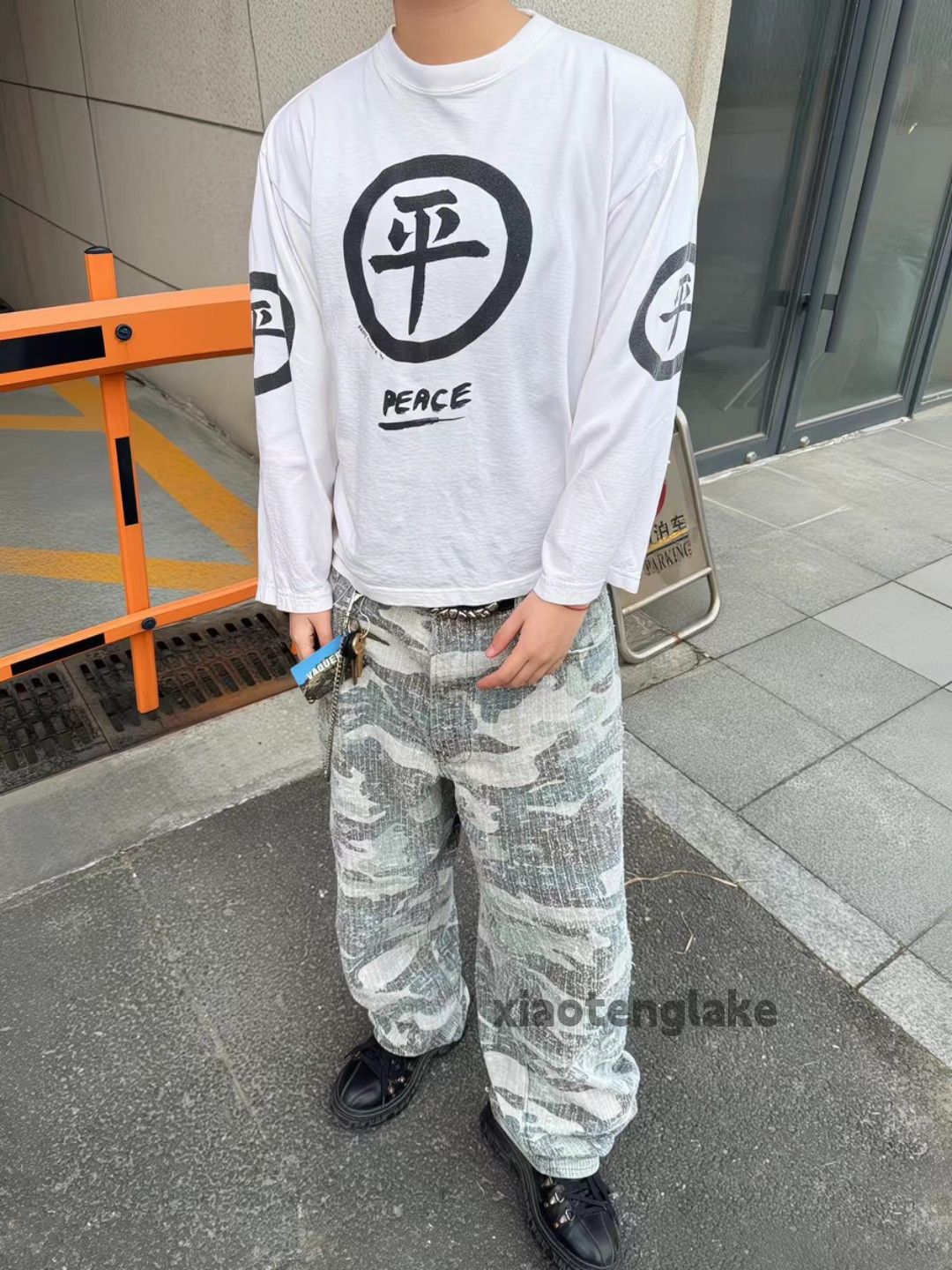Vintage otl carhartt Stussy style carpenter cargo faded camo pants Size US 37 - 2 Thumbnail
