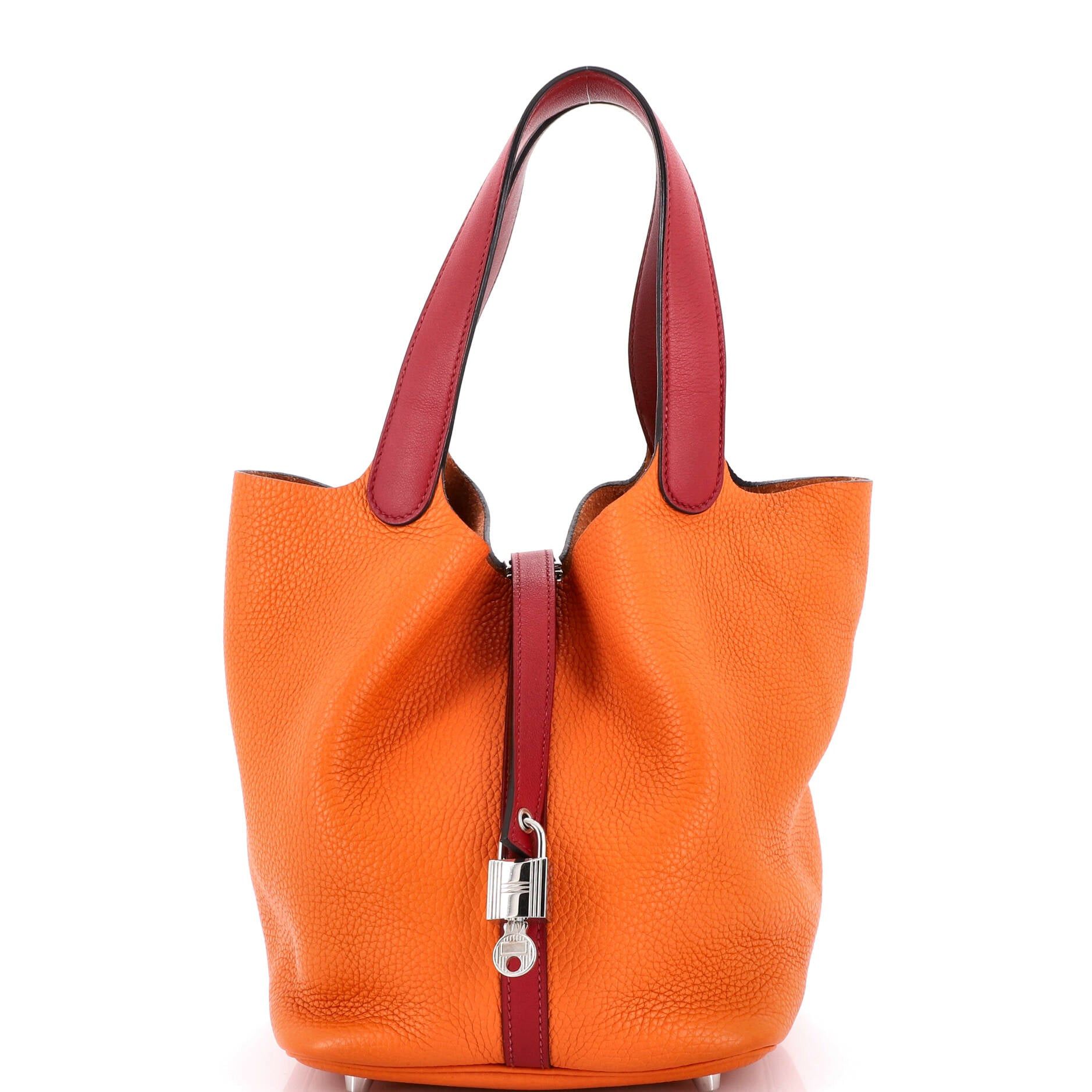 Hermes Bicolor Picotin Lock Bag Size ONE SIZE - 1 Thumbnail
