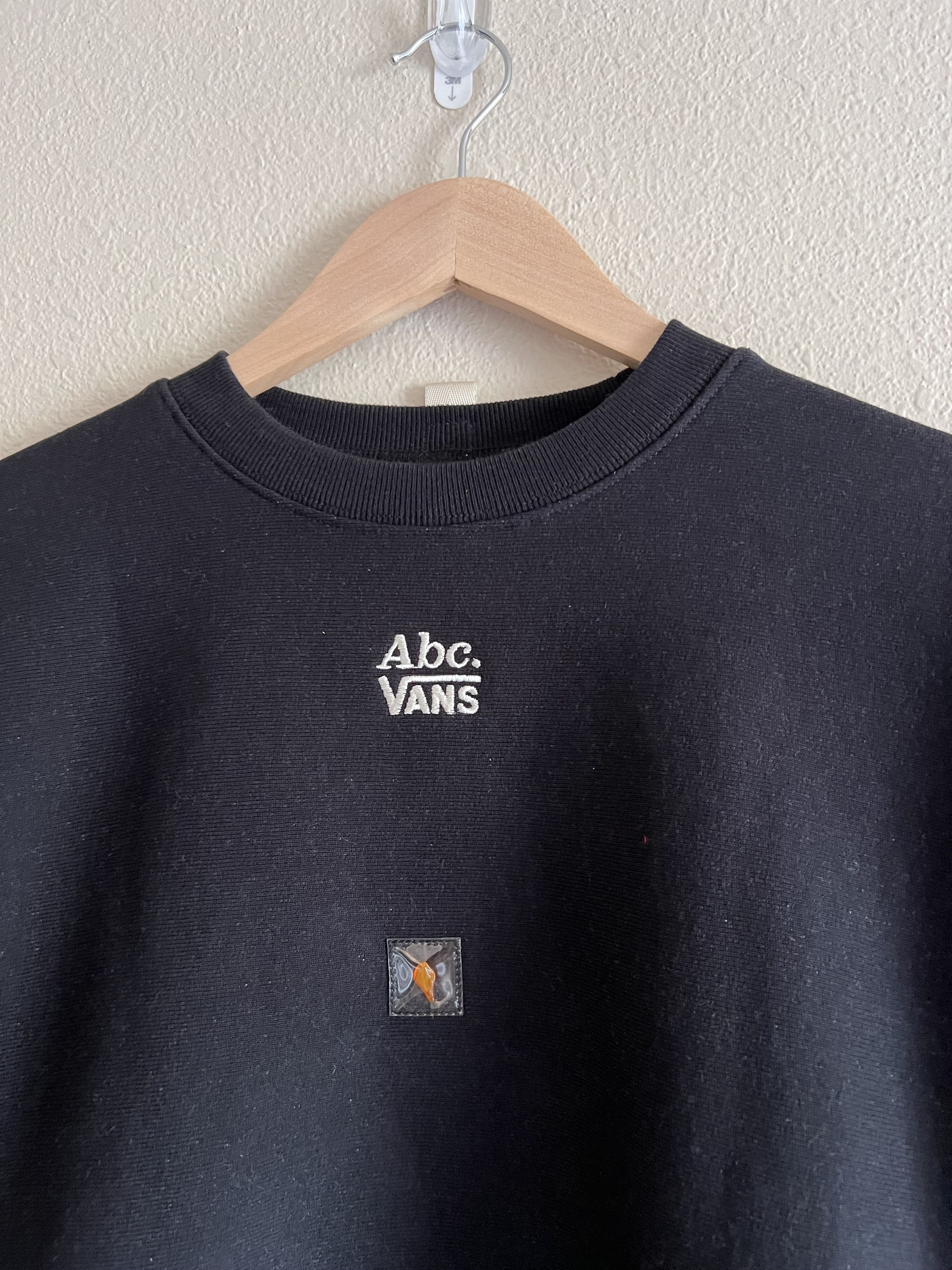 image of Advisory Board Crystals Vans Jelly Opal Crewneck in Black, Men's (Size Medium)