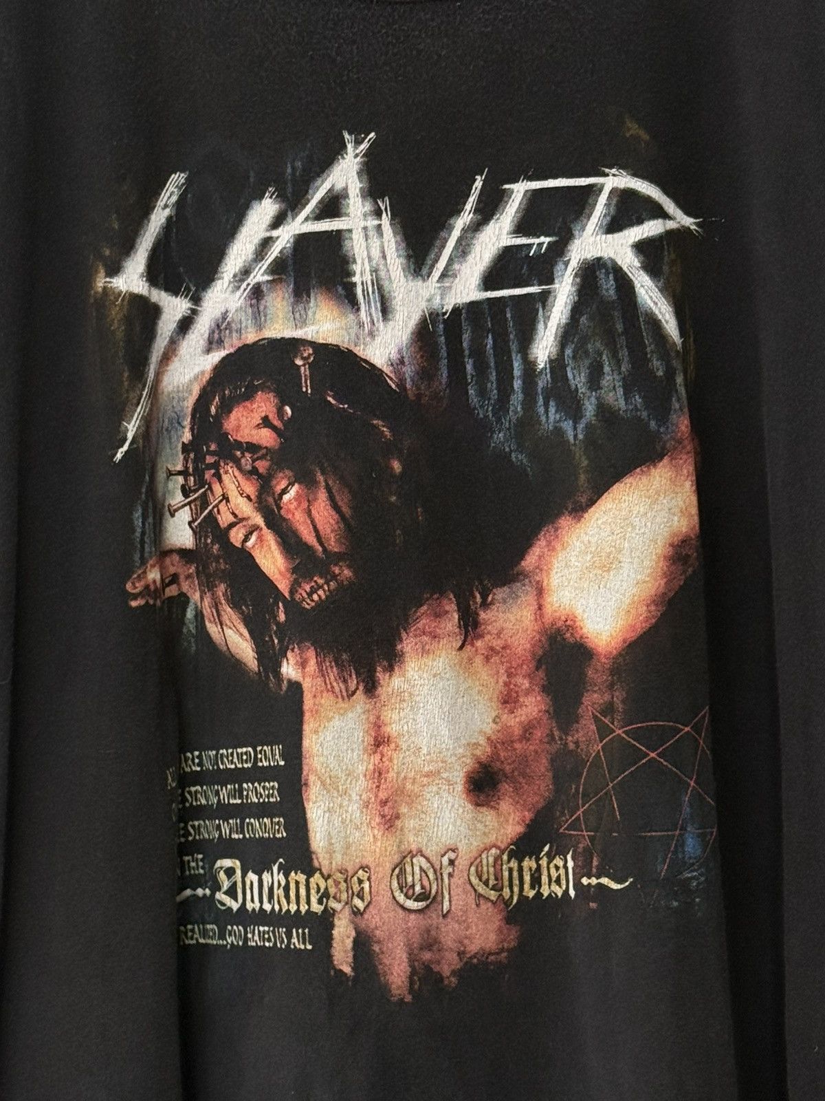 Vintage Vintage Slayer "God Hates Us All" Tour Tee (XXL) Size US XXL / EU 58 / 5 - 2 Thumbnail