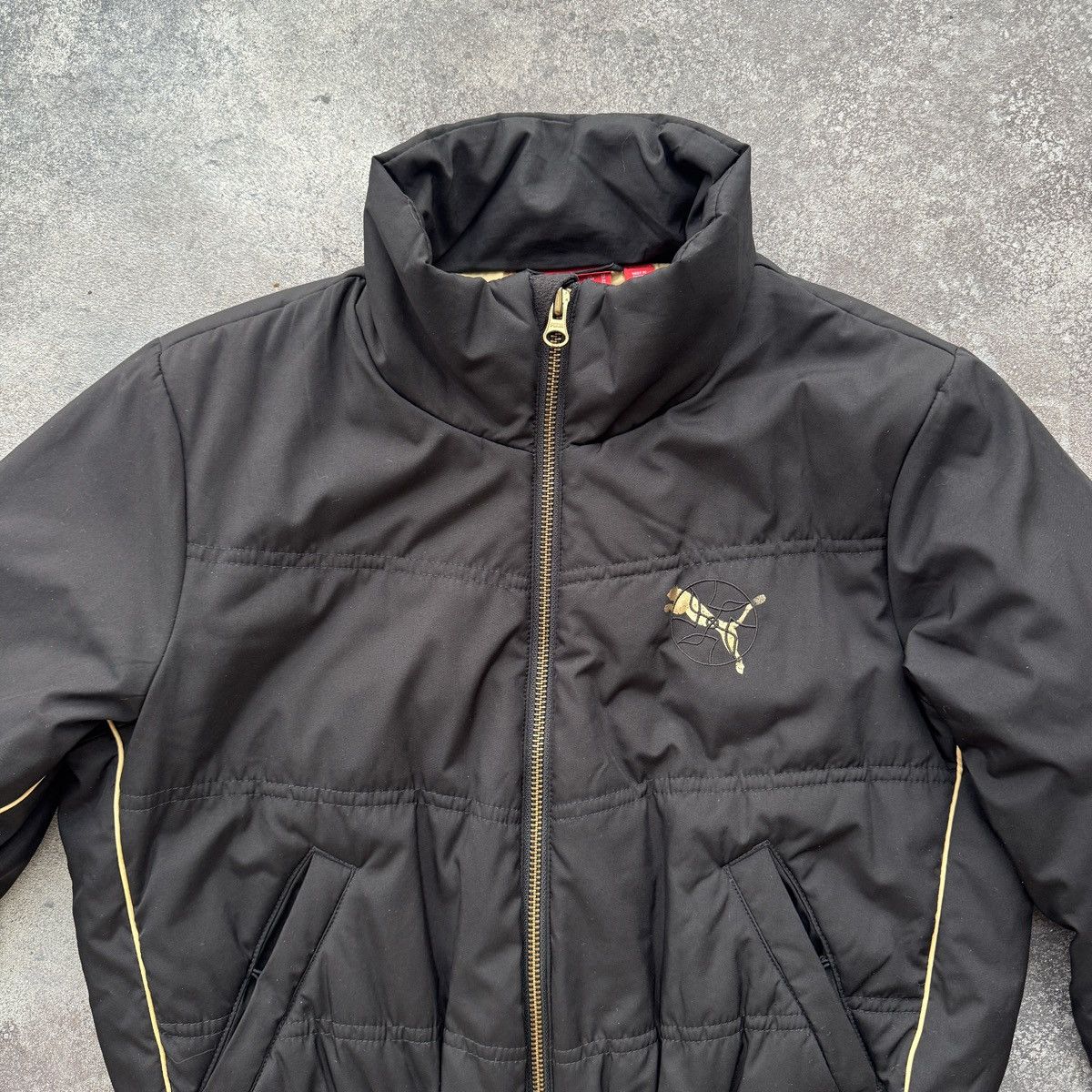 Puma Puma Y2K Vintage Grunge Cropped Bomber Jacket Size S / US 4 / IT 40 - 4 Thumbnail