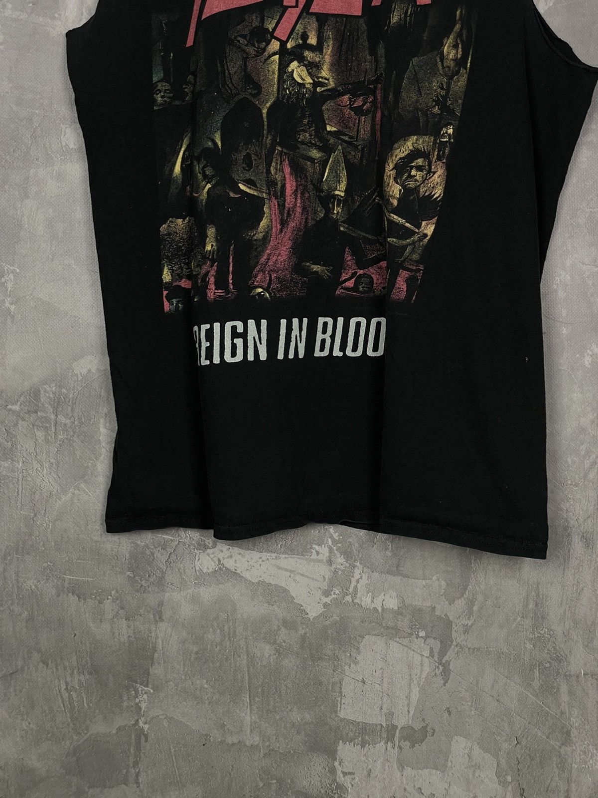 Slayer × Vintage Vintage Slayer Distressed Punk Grunge Rock Band Tank Top Size US M / EU 48-50 / 2 - 5 Thumbnail