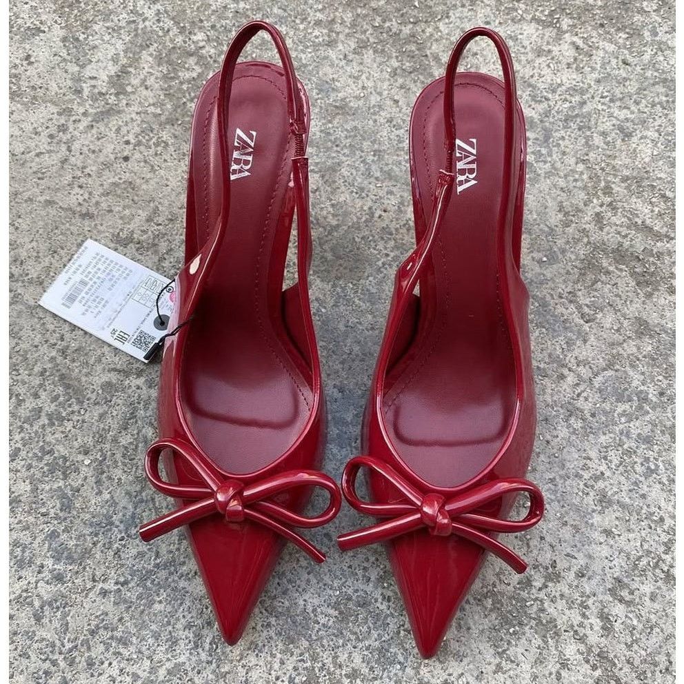 ZARA Pointed Toe Slingbacks NWT