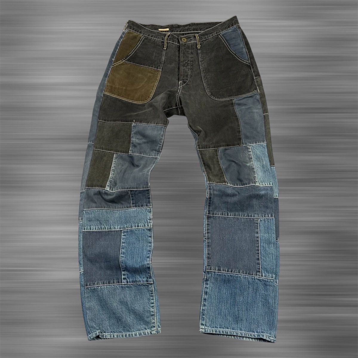 Kapital KAPITAL Crazy Dixie Patchwork Jeans Size US 32 / EU 48 - 1 Thumbnail
